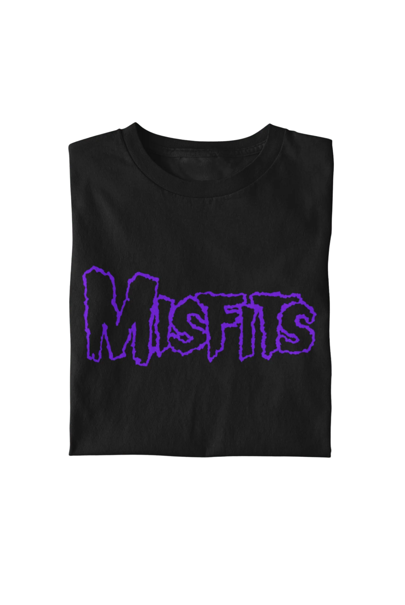 Misfits - Purple Drip Logo T-Shirt - Image 2