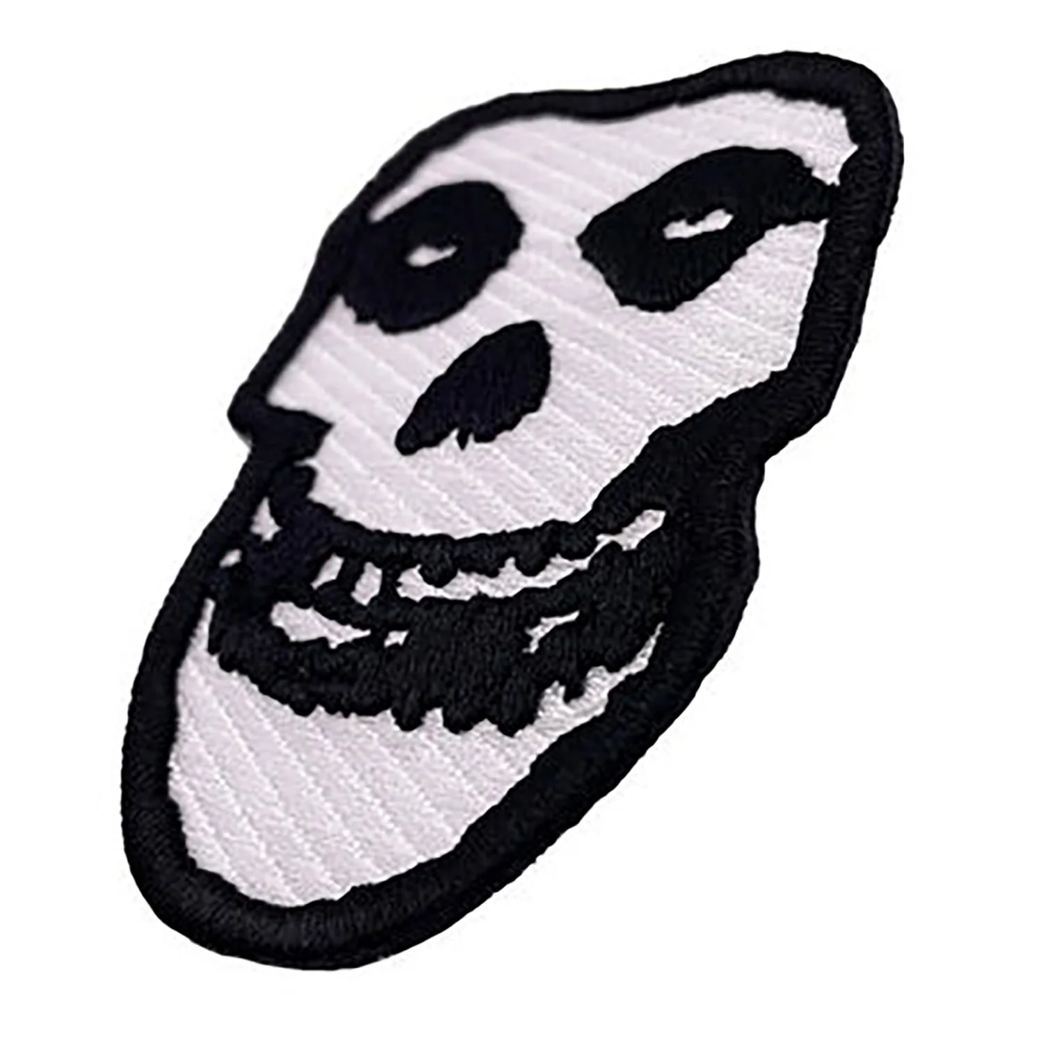 Skull 3D Embroidered Patch - Image 2