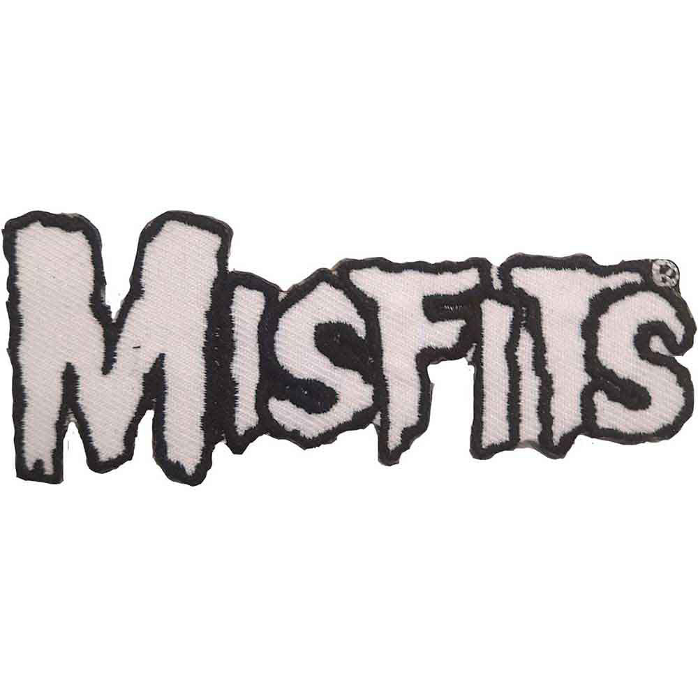 White Logo Woven Patch