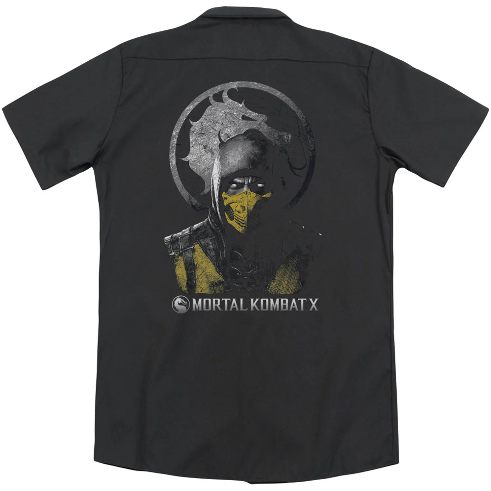 Scorpion Bust (Back Print) Workshirt - Image 2