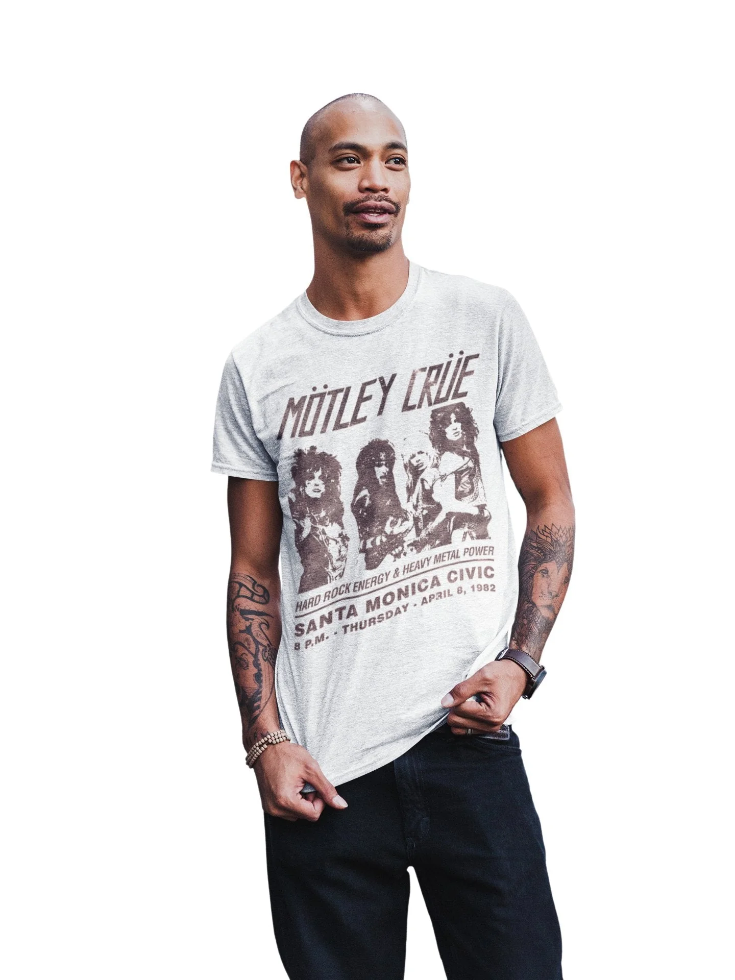 Motley Crue - '82 Santa Monica T-Shirt - Image 3