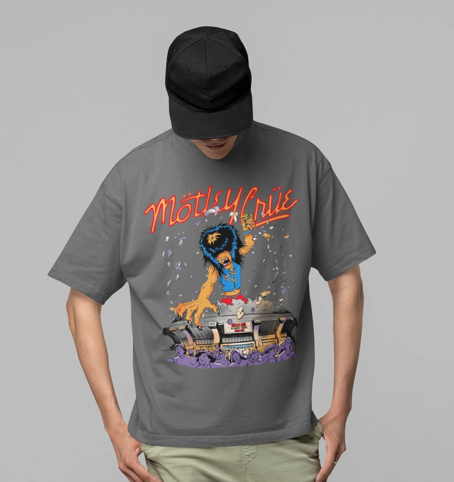 Motley Crue - Allister Dome Jumbo Print T-Shirt - Image 2