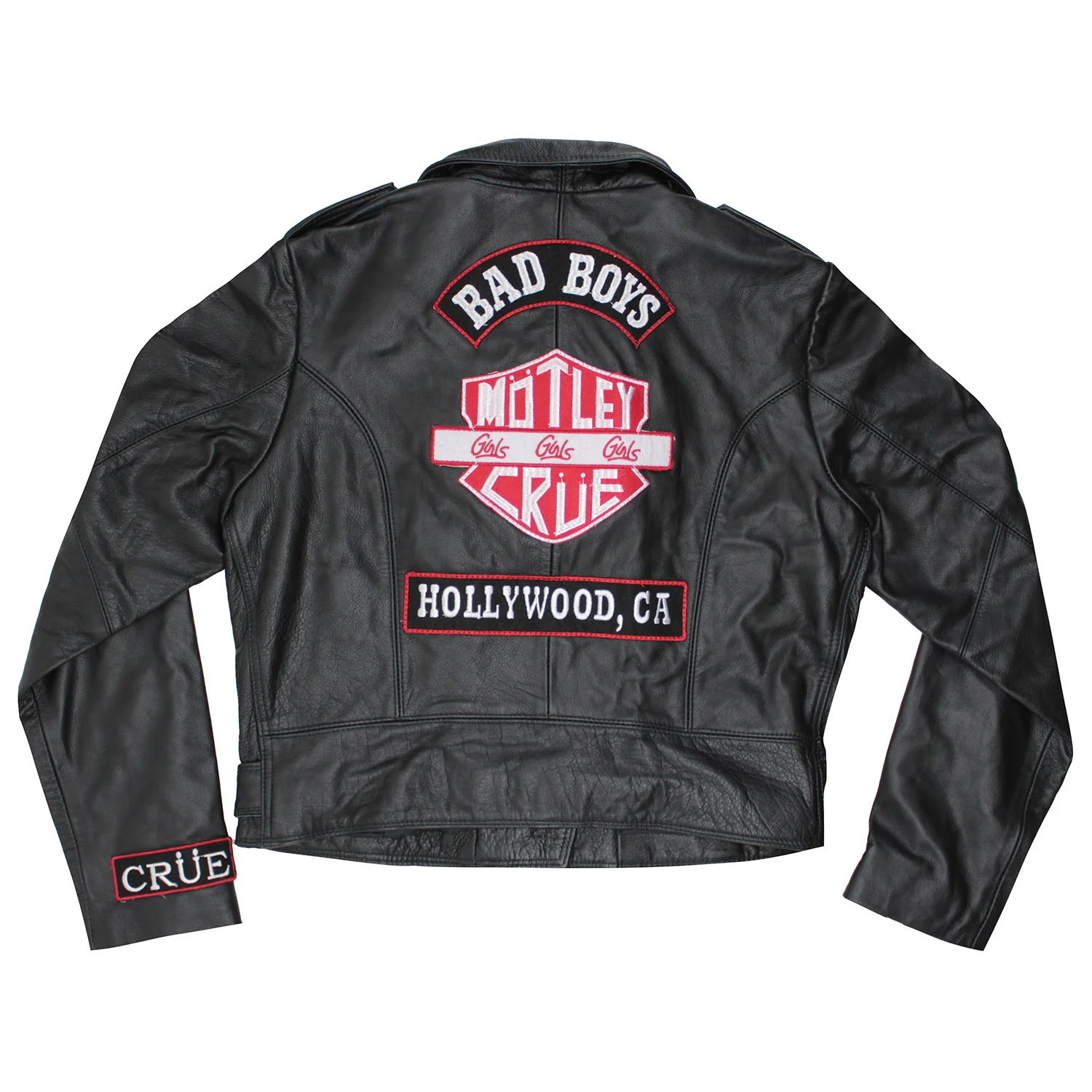 Bad Boys Hollywood, CA Girls Girls Girls Leather Biker Jacket Jacket - Image 2