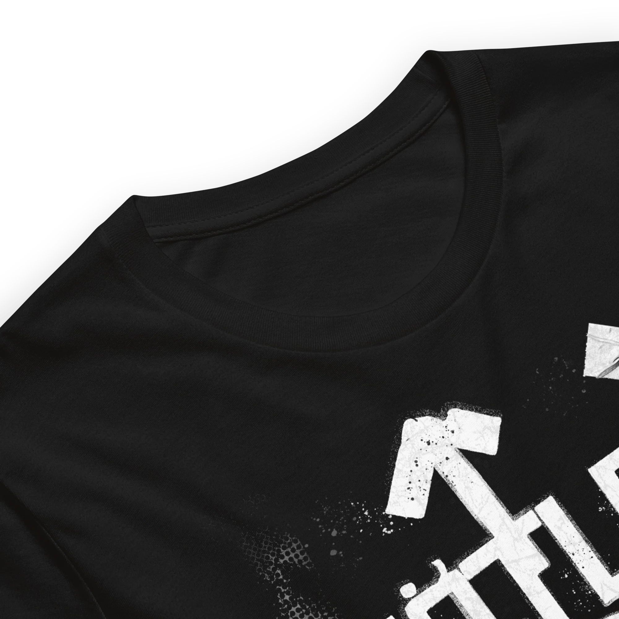 Motley Crue - Black and White Logo T-Shirt - Image 2