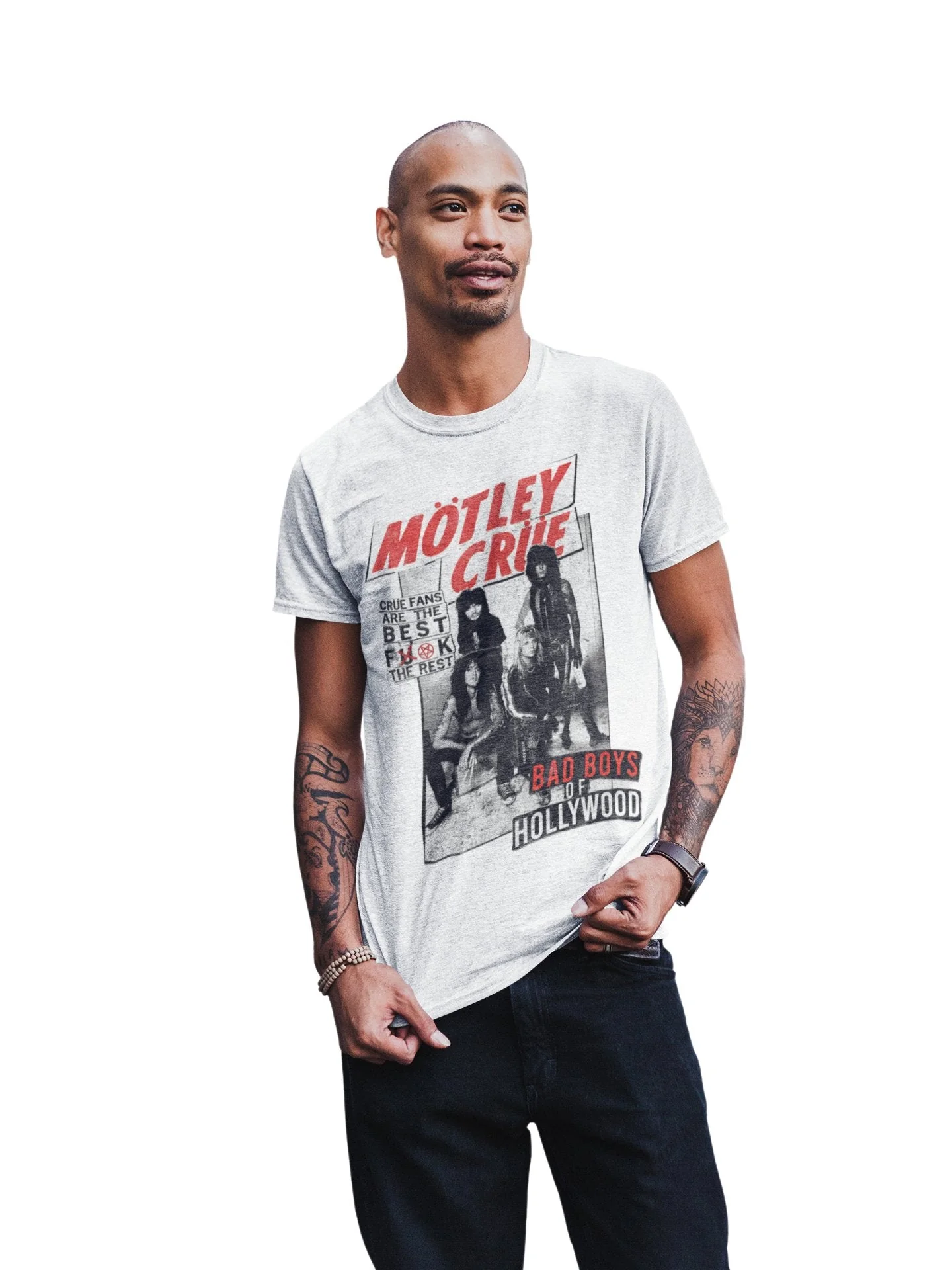 Motley Crue - Crue Fans Jumbo Print T-Shirt - Image 2