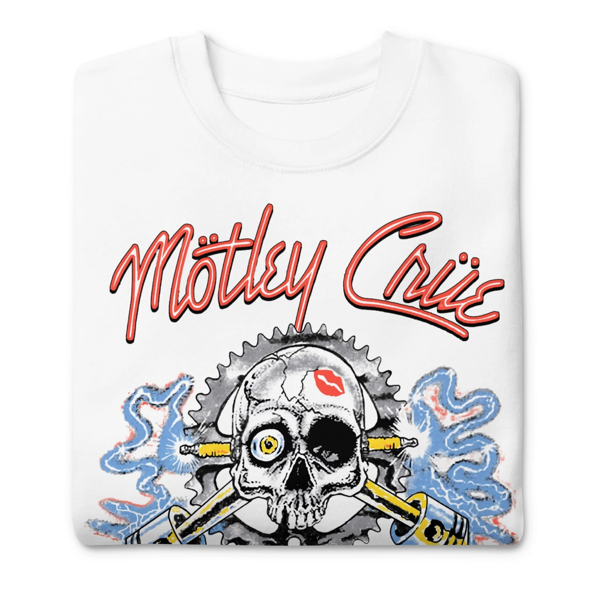 Motley Crue - Girl's Skull Jumbo Print Sweatshirt - Image 3