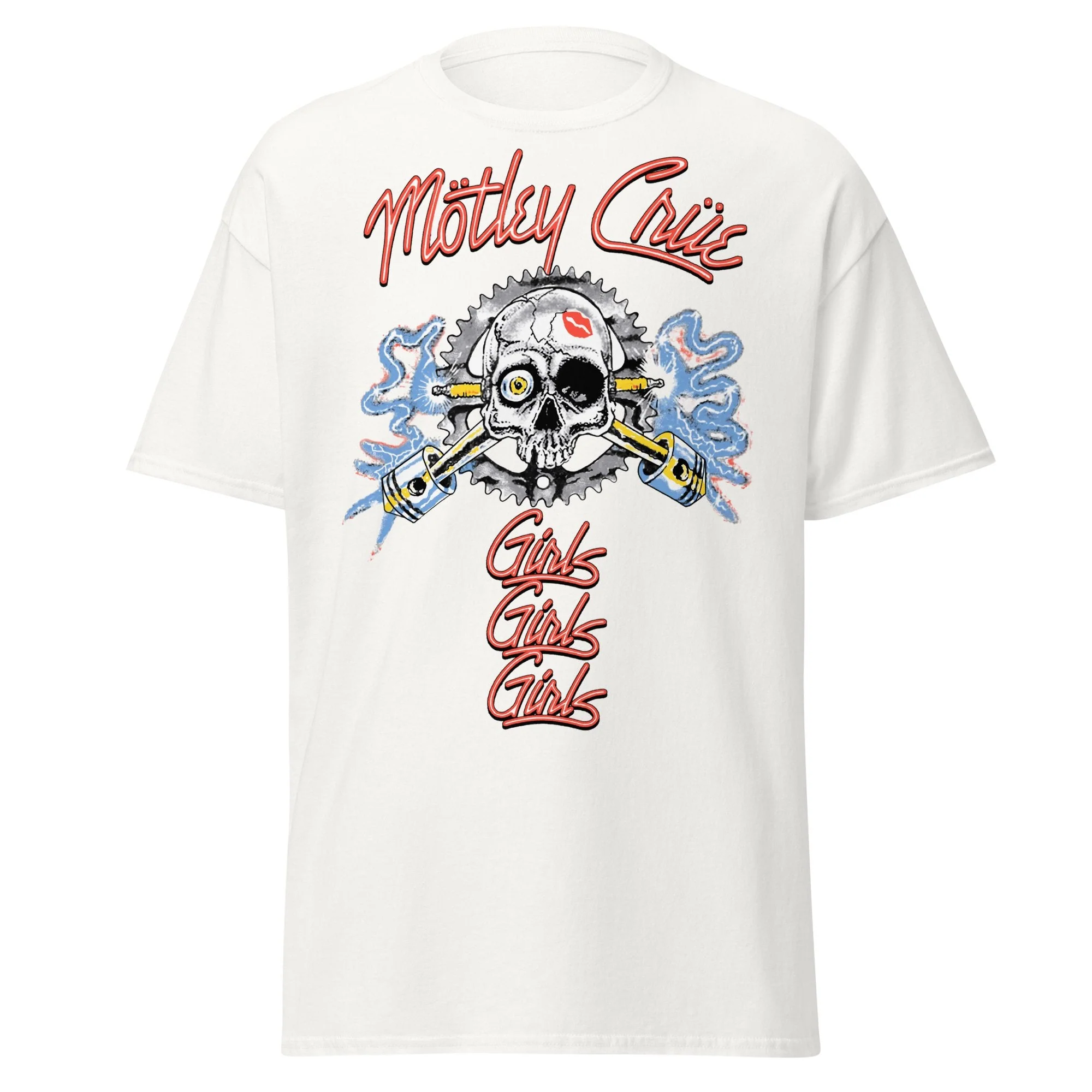 Motley Crue - Girl's Skull Jumbo Print T-Shirt
