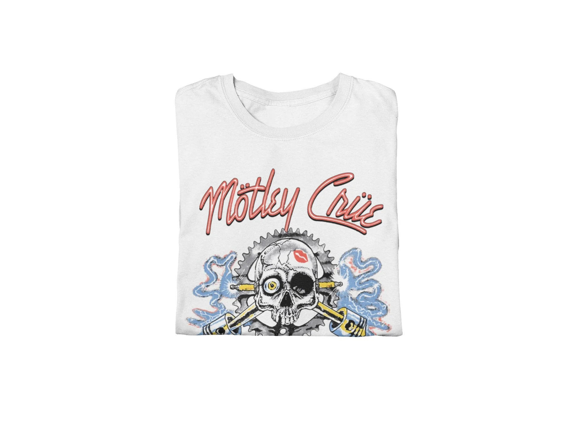 Motley Crue - Girl's Skull Jumbo Print T-Shirt - Image 3