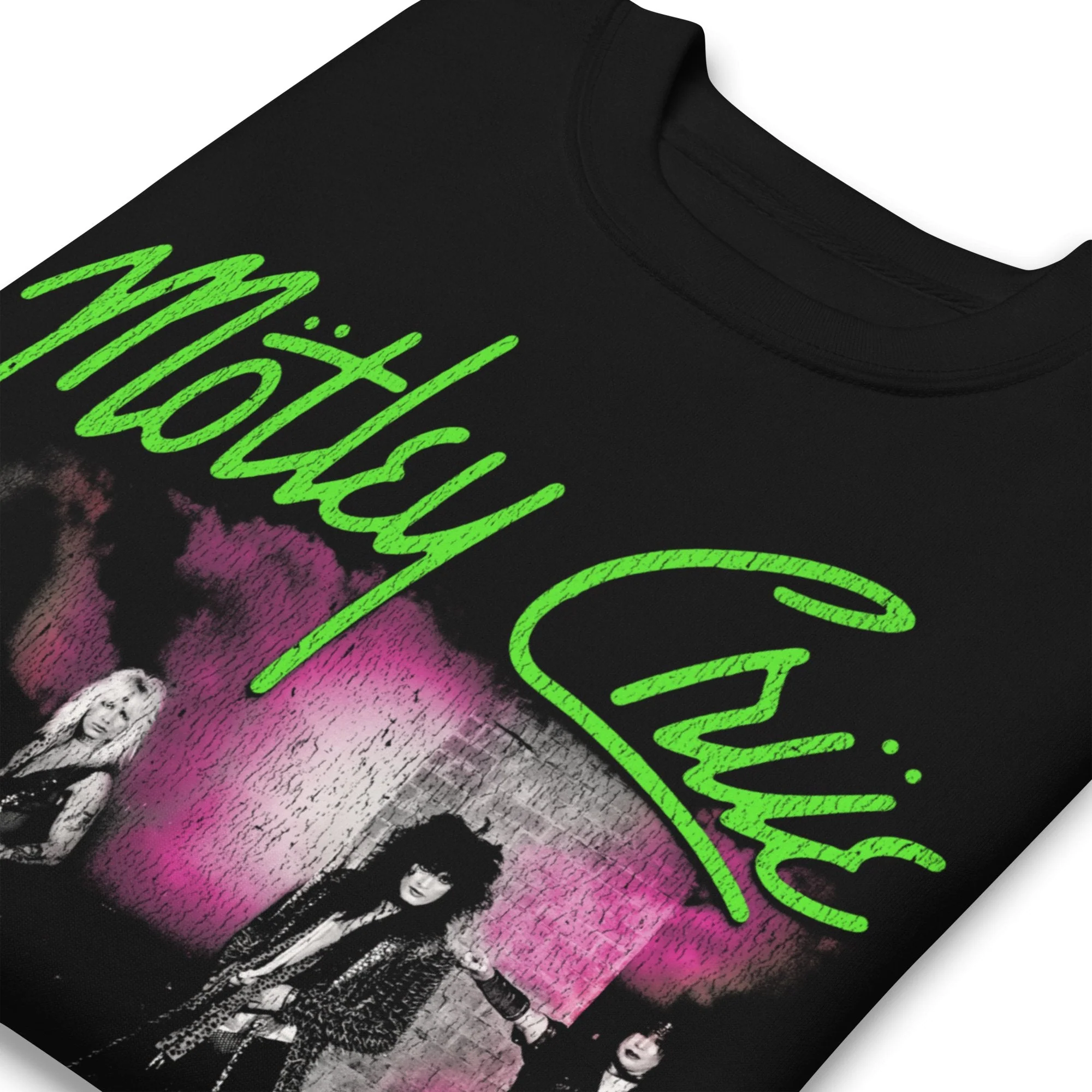 Motley Crue - Green Girls Jumbo Print Sweatshirt - Image 2