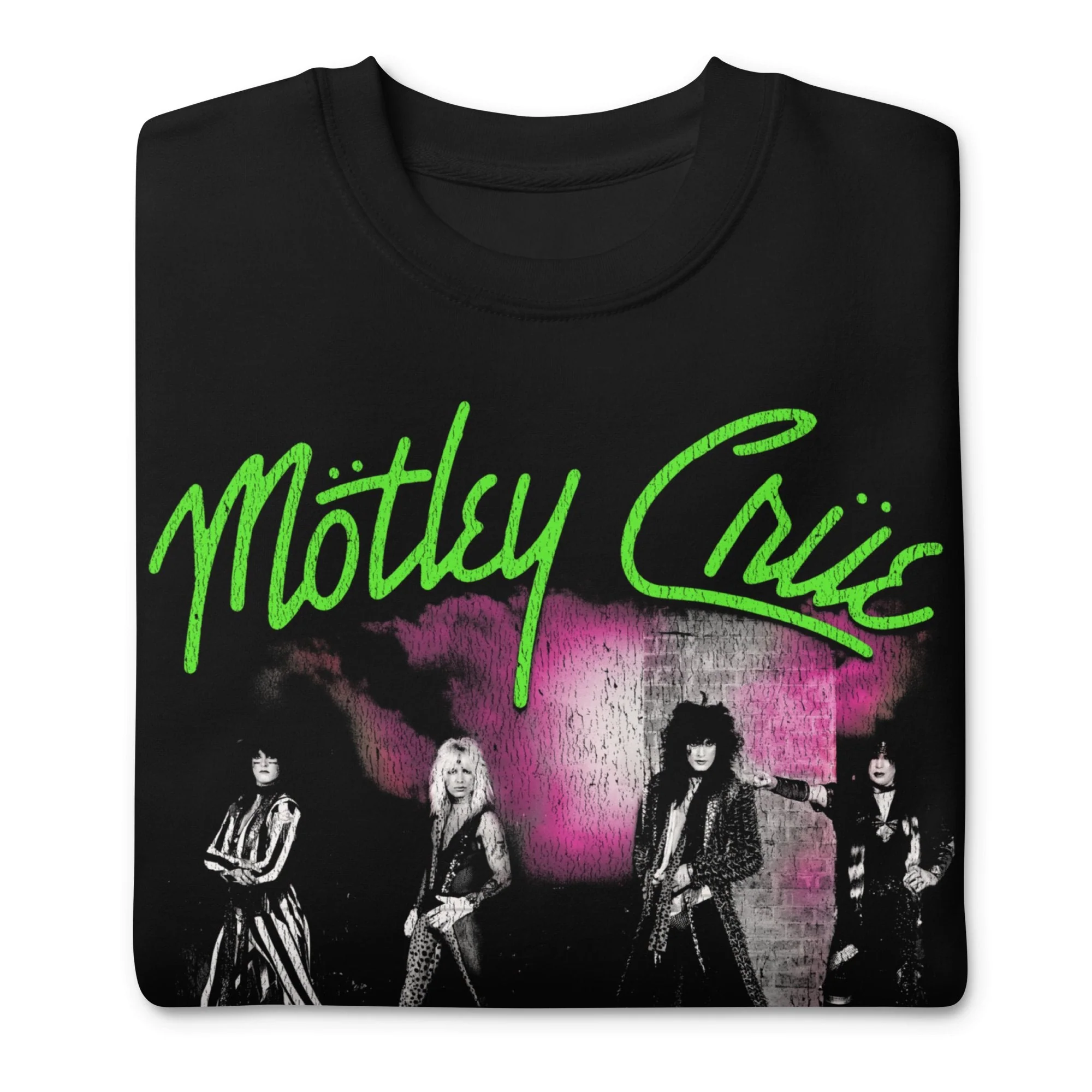 Motley Crue - Green Girls Jumbo Print Sweatshirt - Image 3
