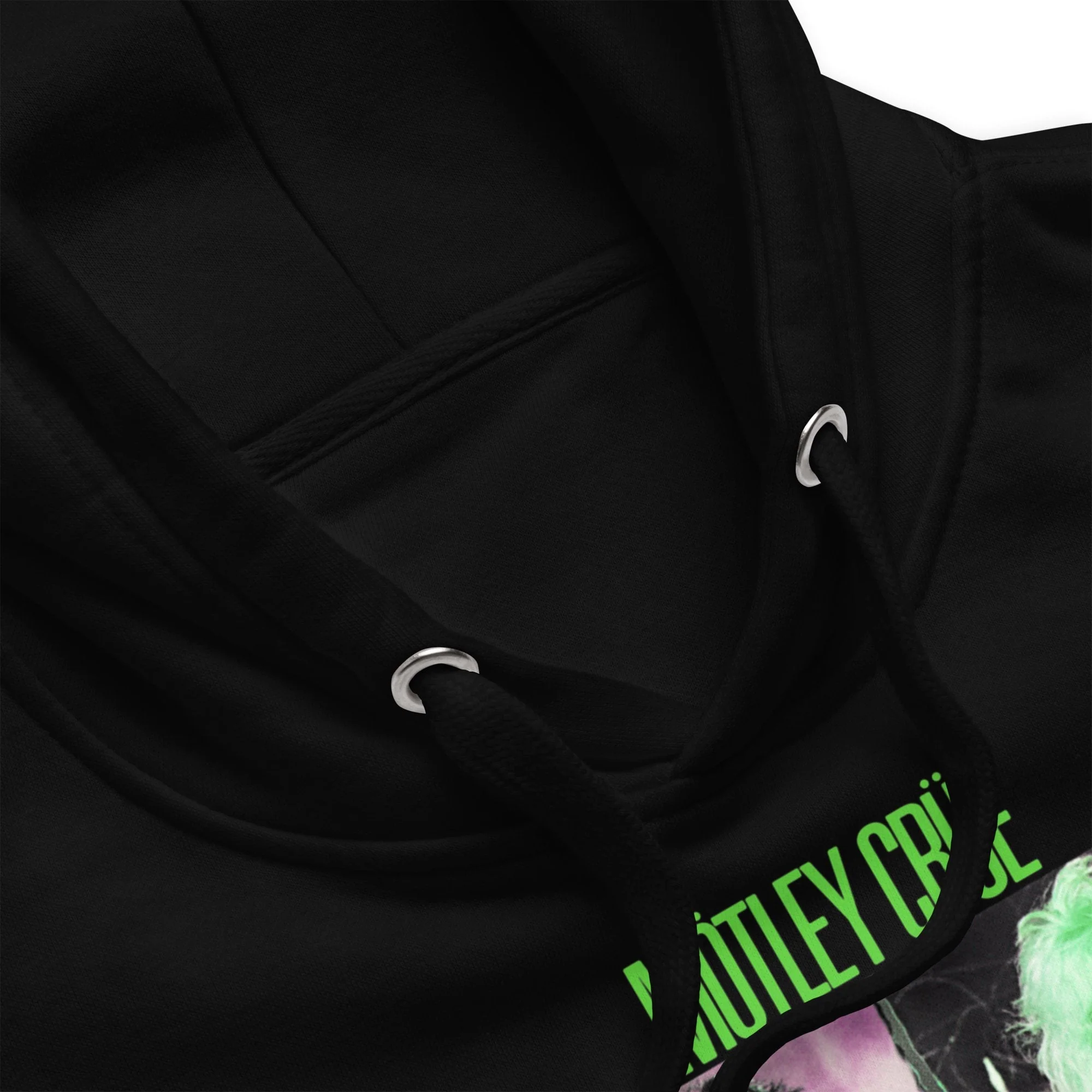 Motley Crue - Green Shout Classic Hoodie - Image 3