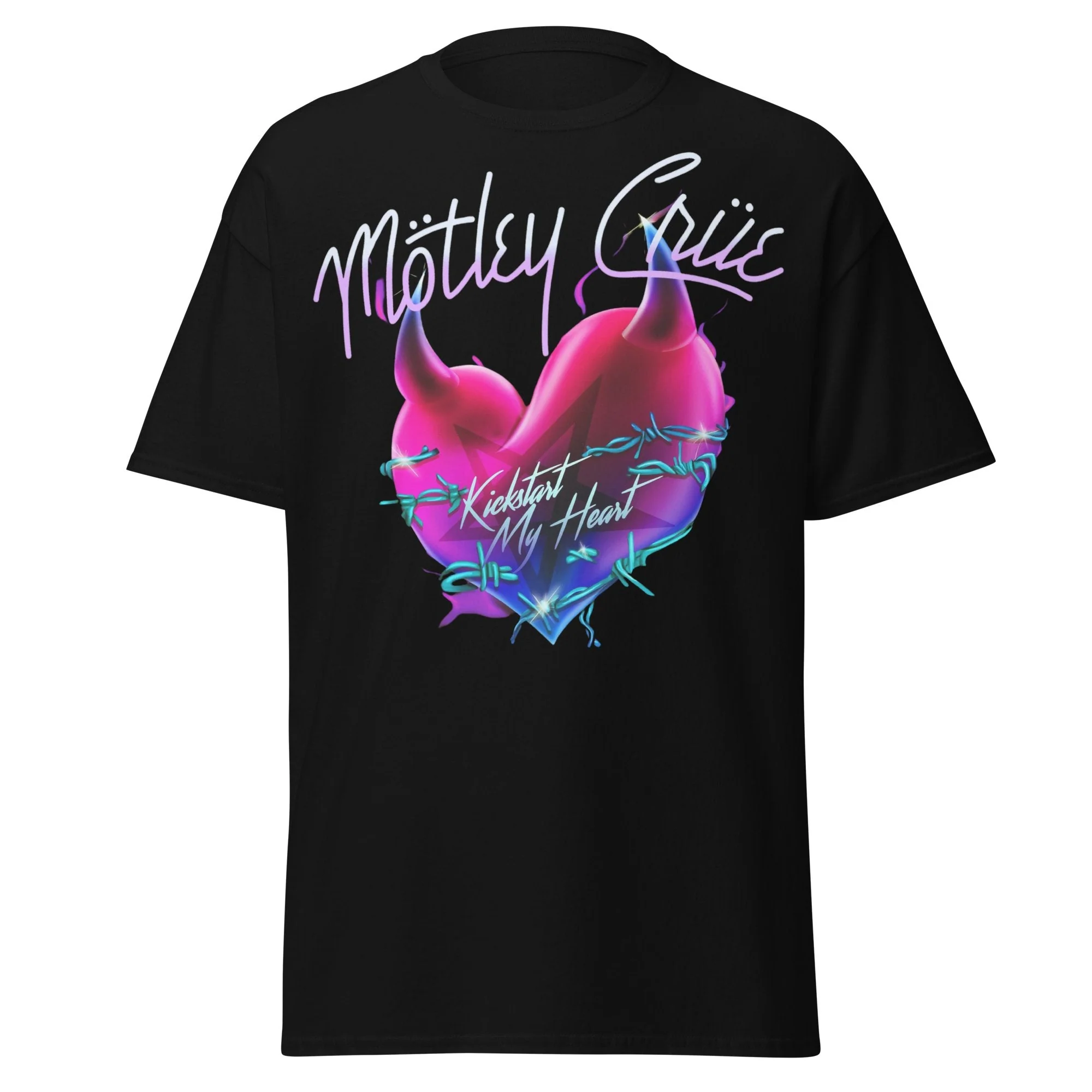 Motley Crue - Kickstart Jumbo Print T-Shirt