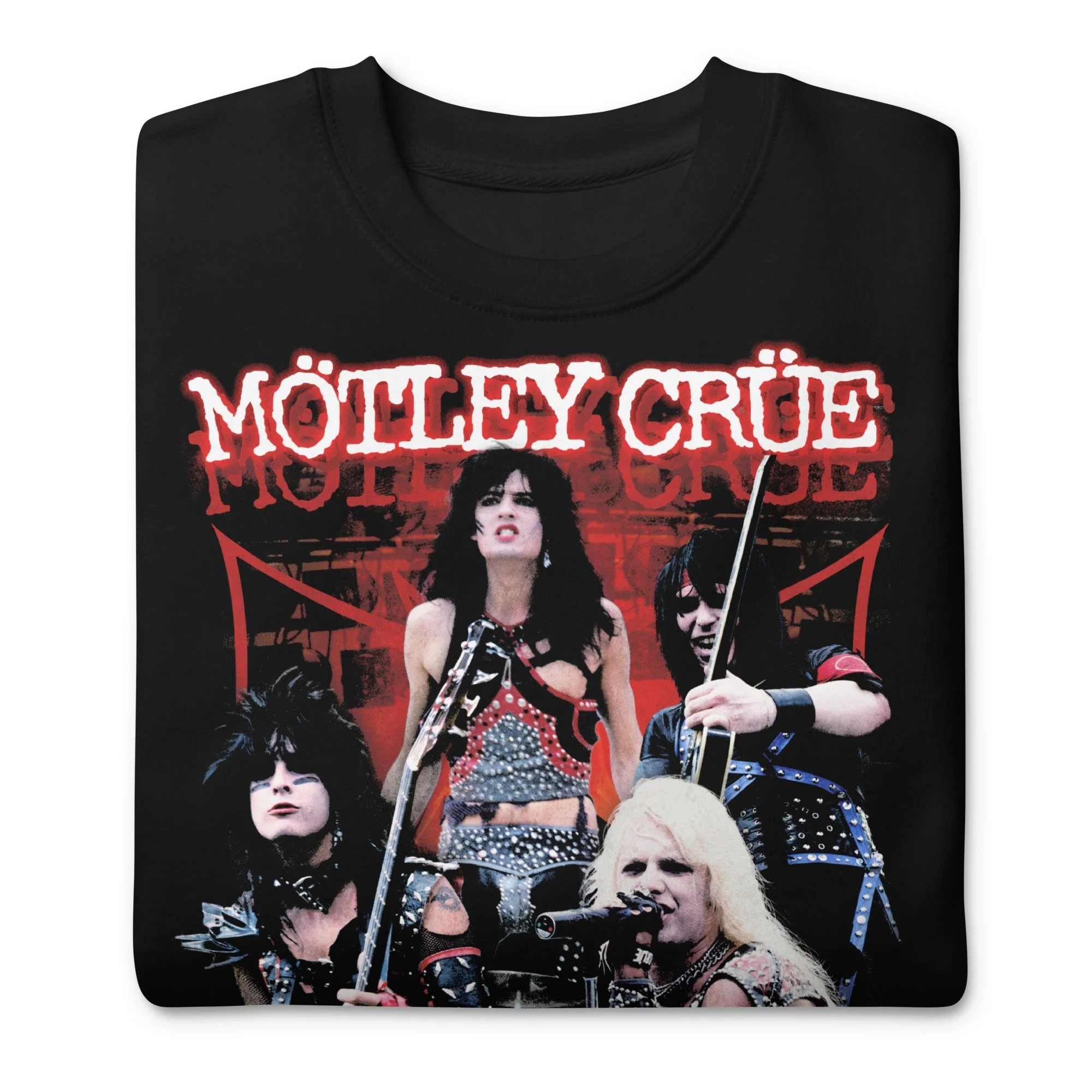 Motley Crue - Live Jumbo Print Sweatshirt - Image 3