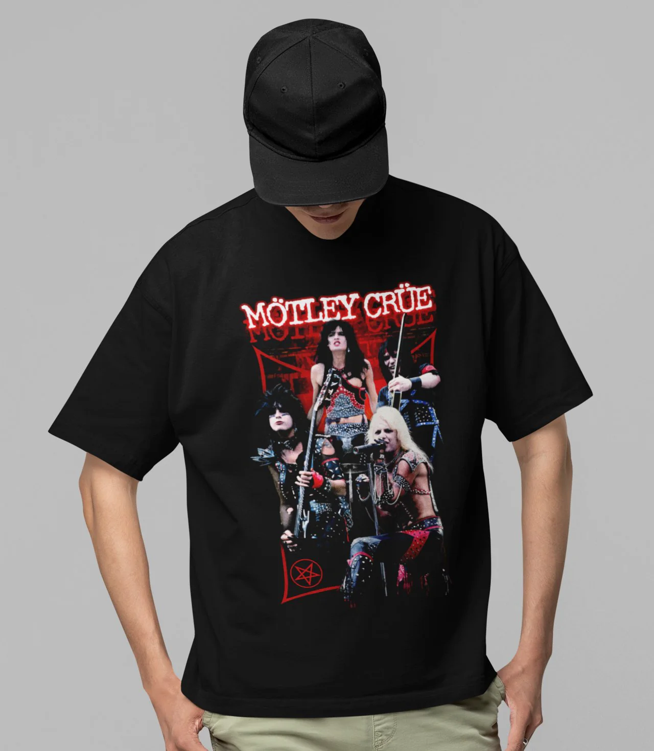 Motley Crue - Live Jumbo Print T-Shirt - Image 2