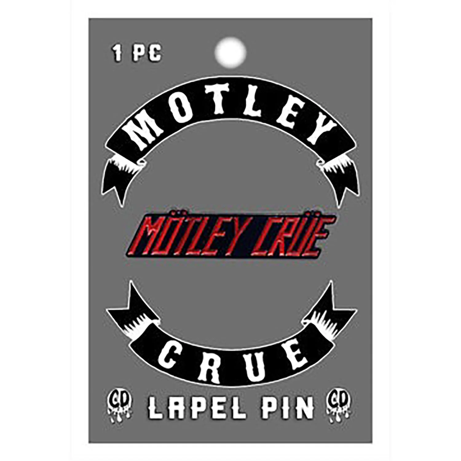 M�tley Cr�e Logo Pewter Pin Badge