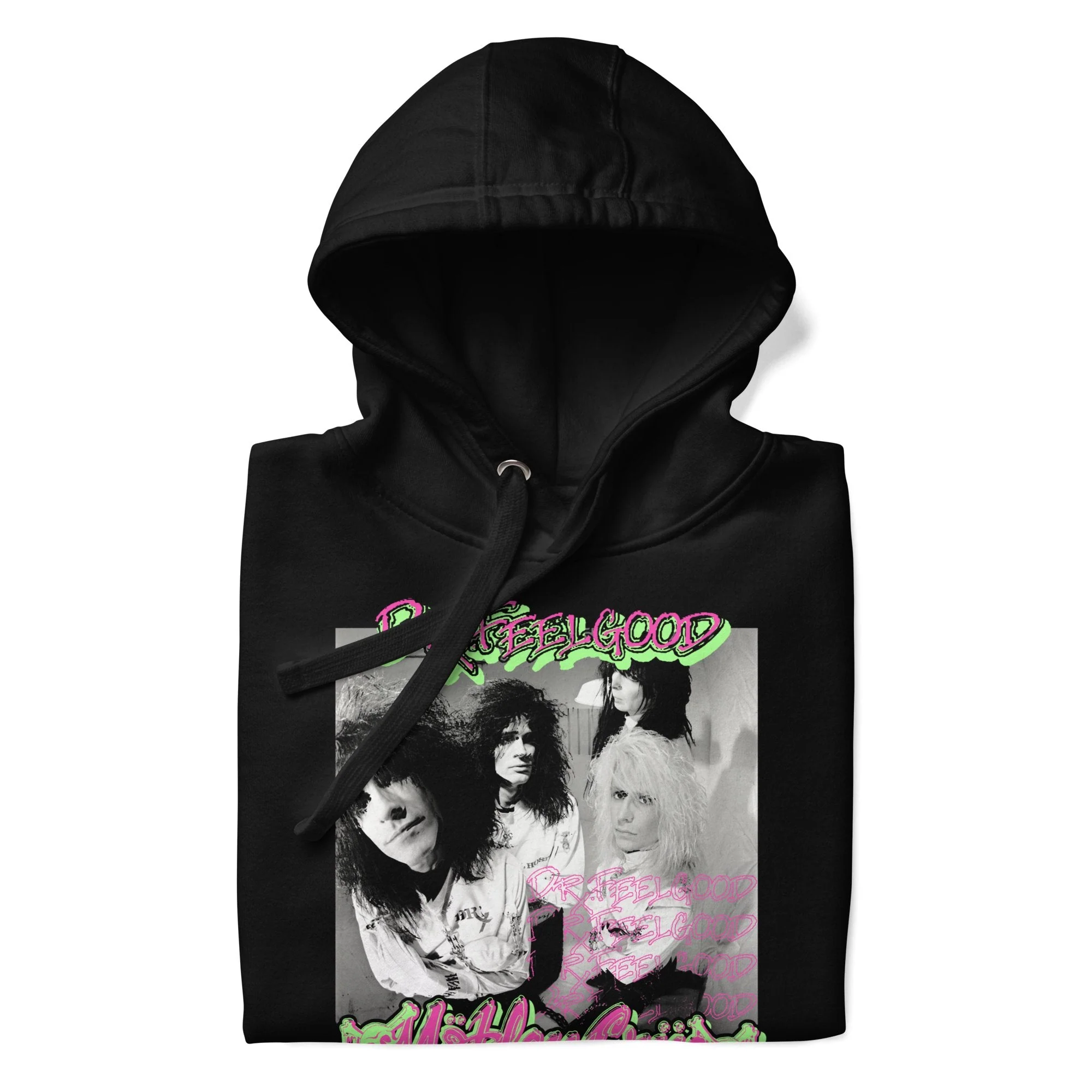 Motley Crue - Neon Trip Dr. Feelgood Classic Hoodie - Image 2