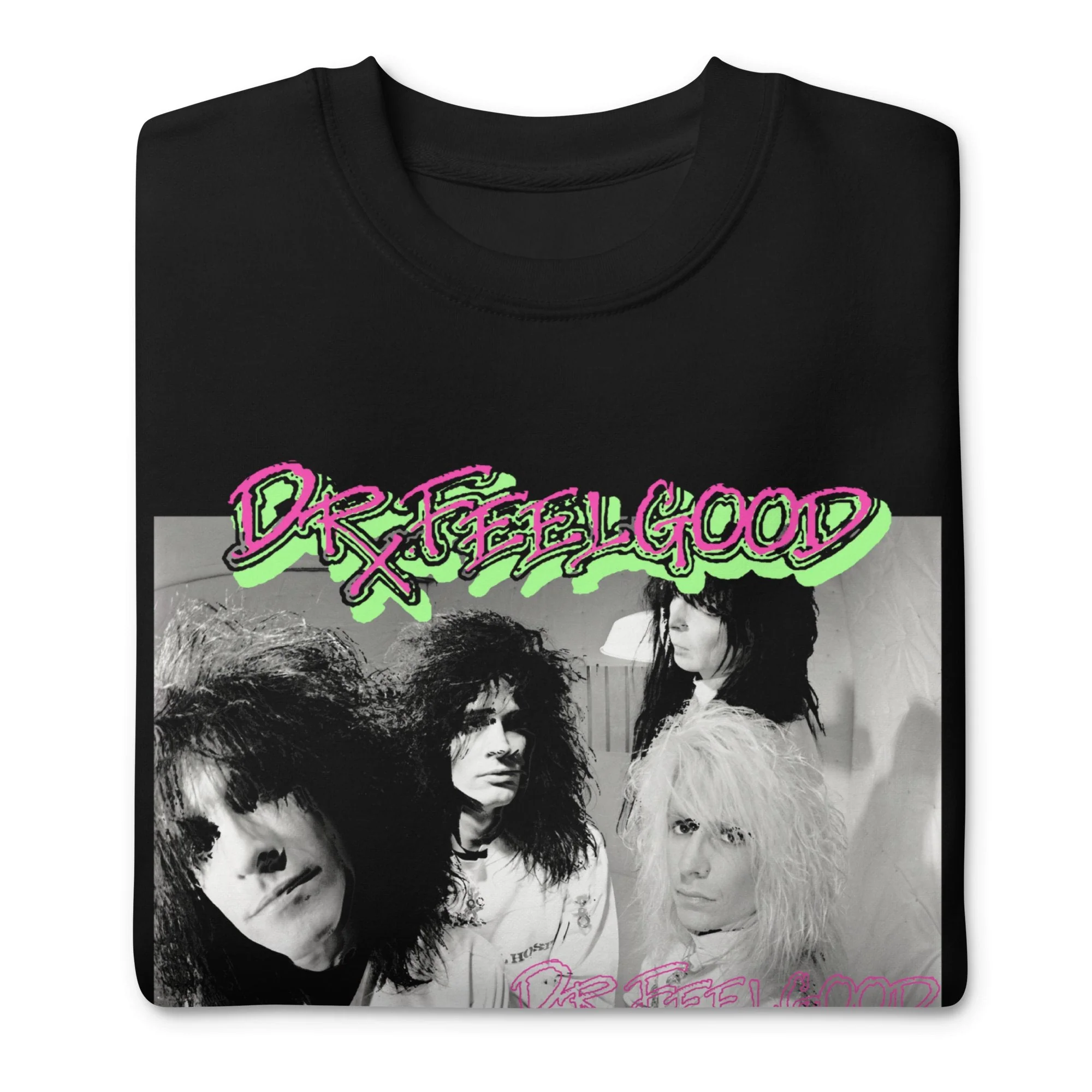 Motley Crue - Neon Trip Dr. Feelgood Jumbo Print Sweatshirt - Image 3