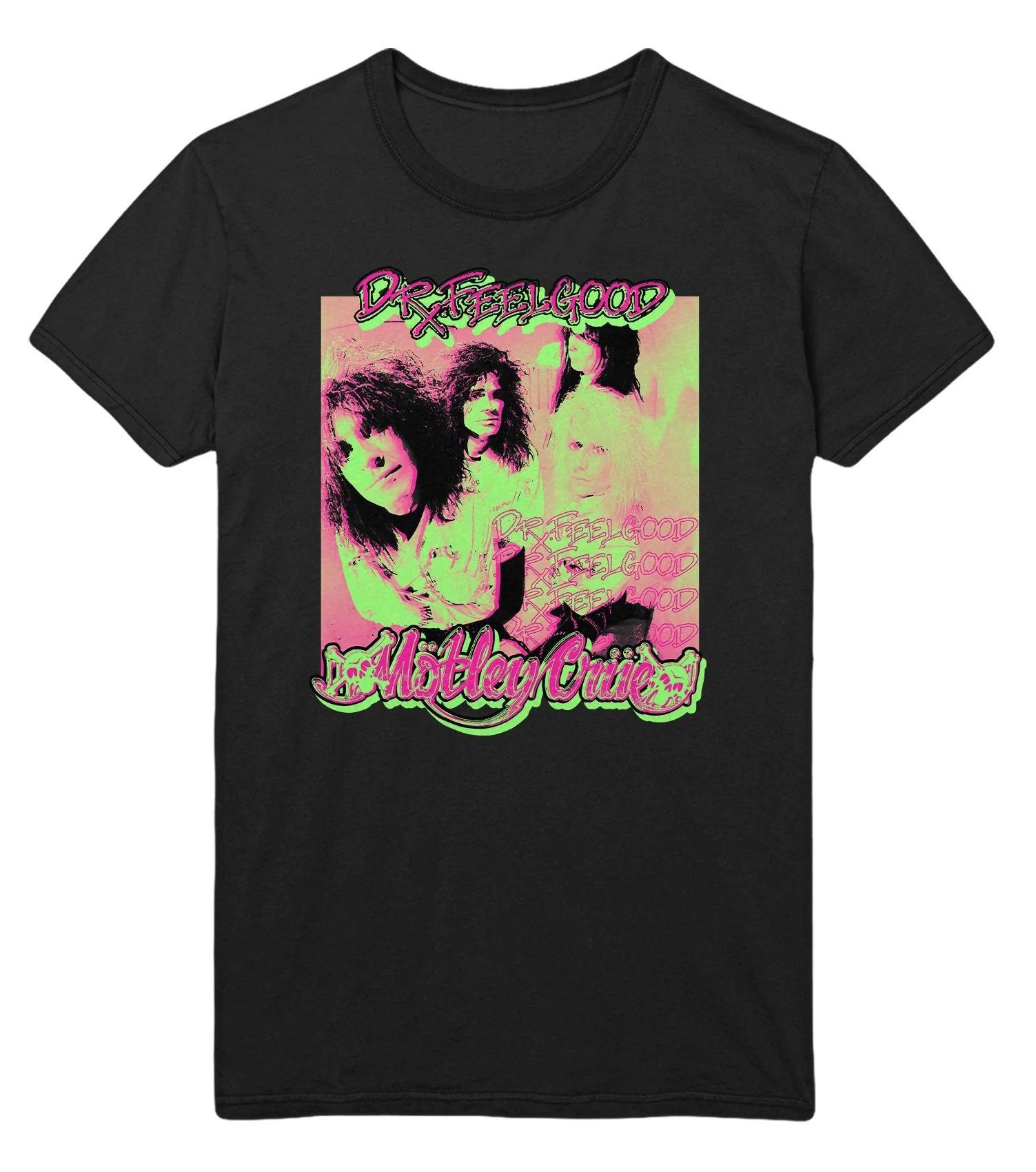 Motley Crue - Neon Trip Dr. Feelgood T-Shirt