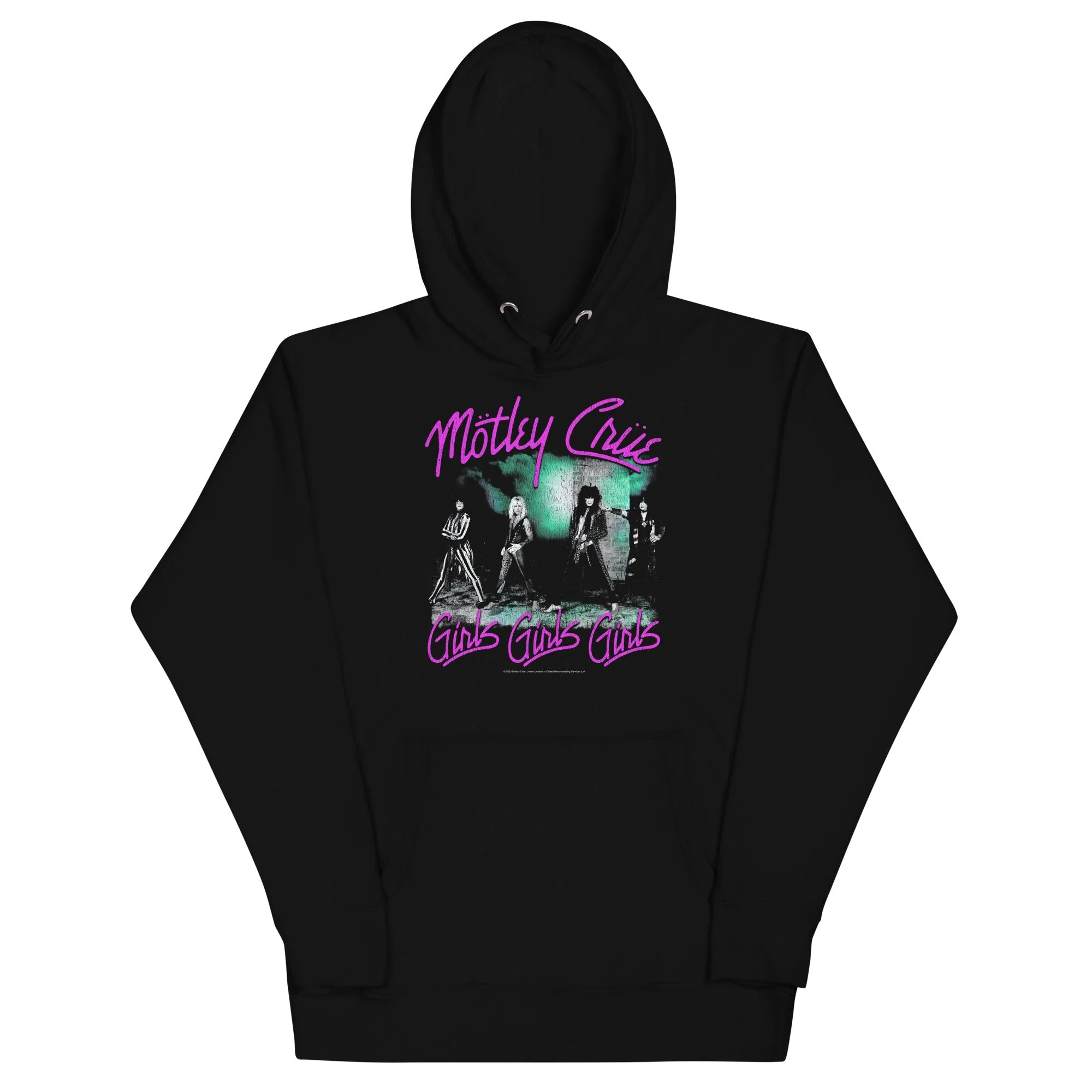 Motley Crue - Pink Girls Classic Hoodie