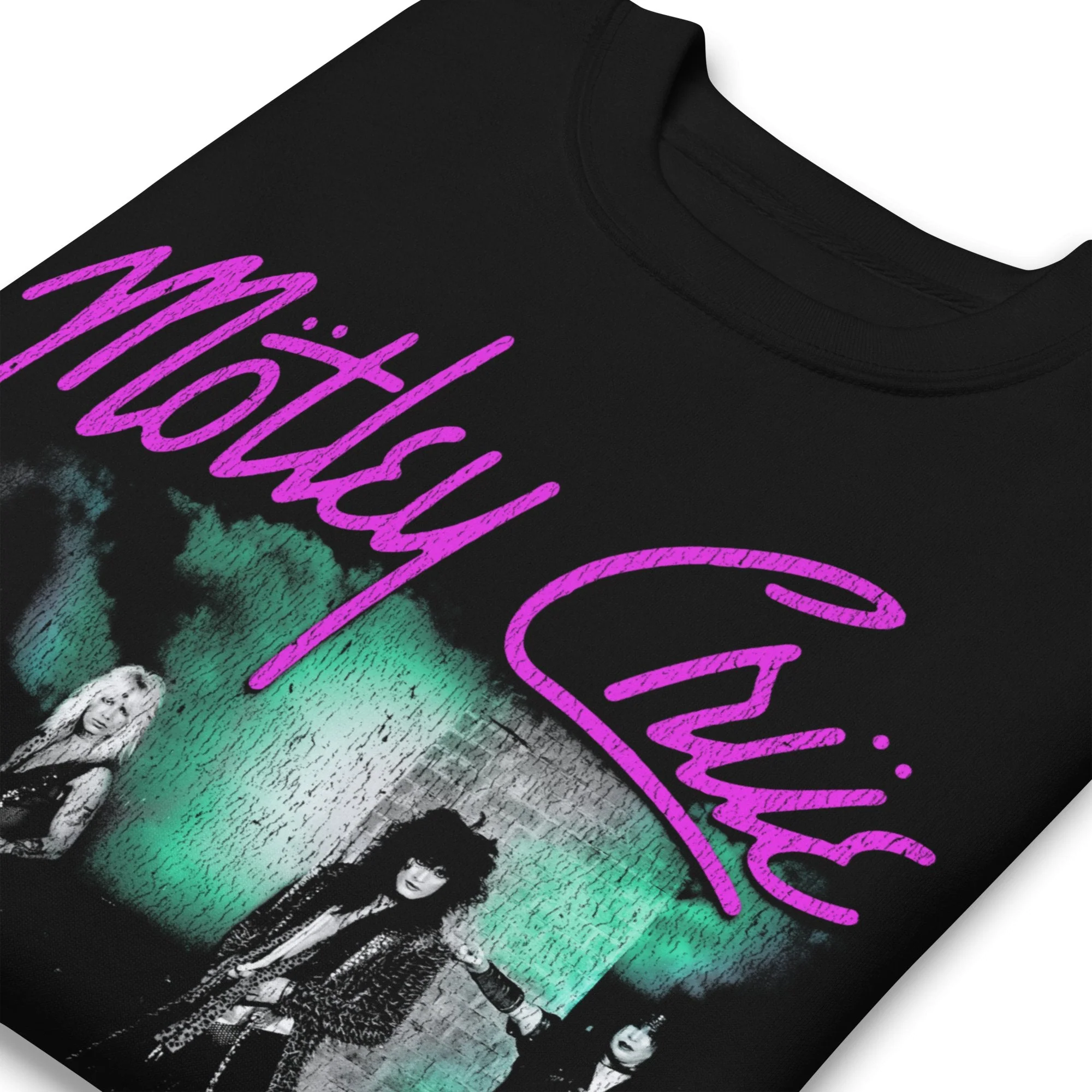 Motley Crue - Pink Girls Jumbo Print Sweatshirt - Image 2