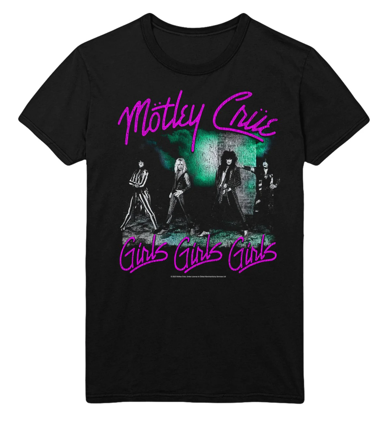 Motley Crue - Pink Girls T-Shirt