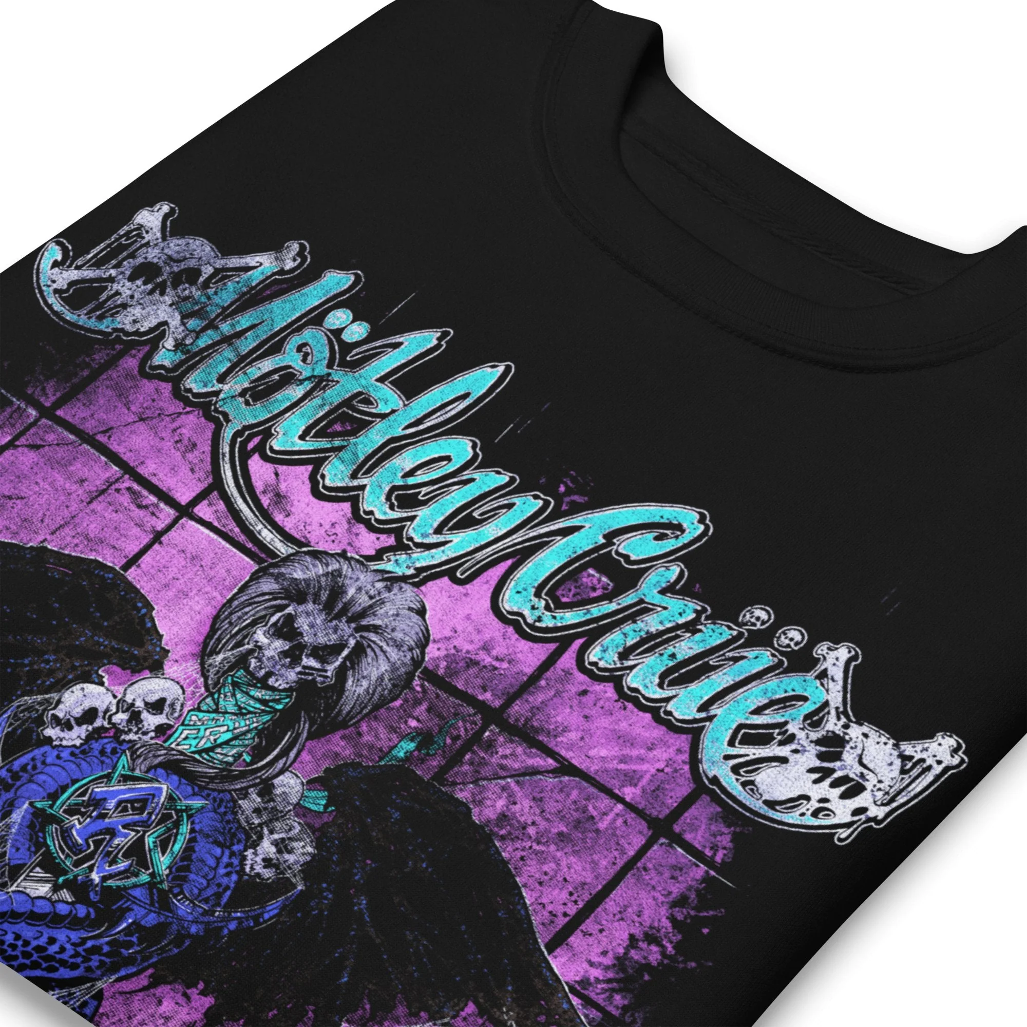 Motley Crue - Pop Dr. Feelgood Jumbo Print Sweatshirt - Image 2