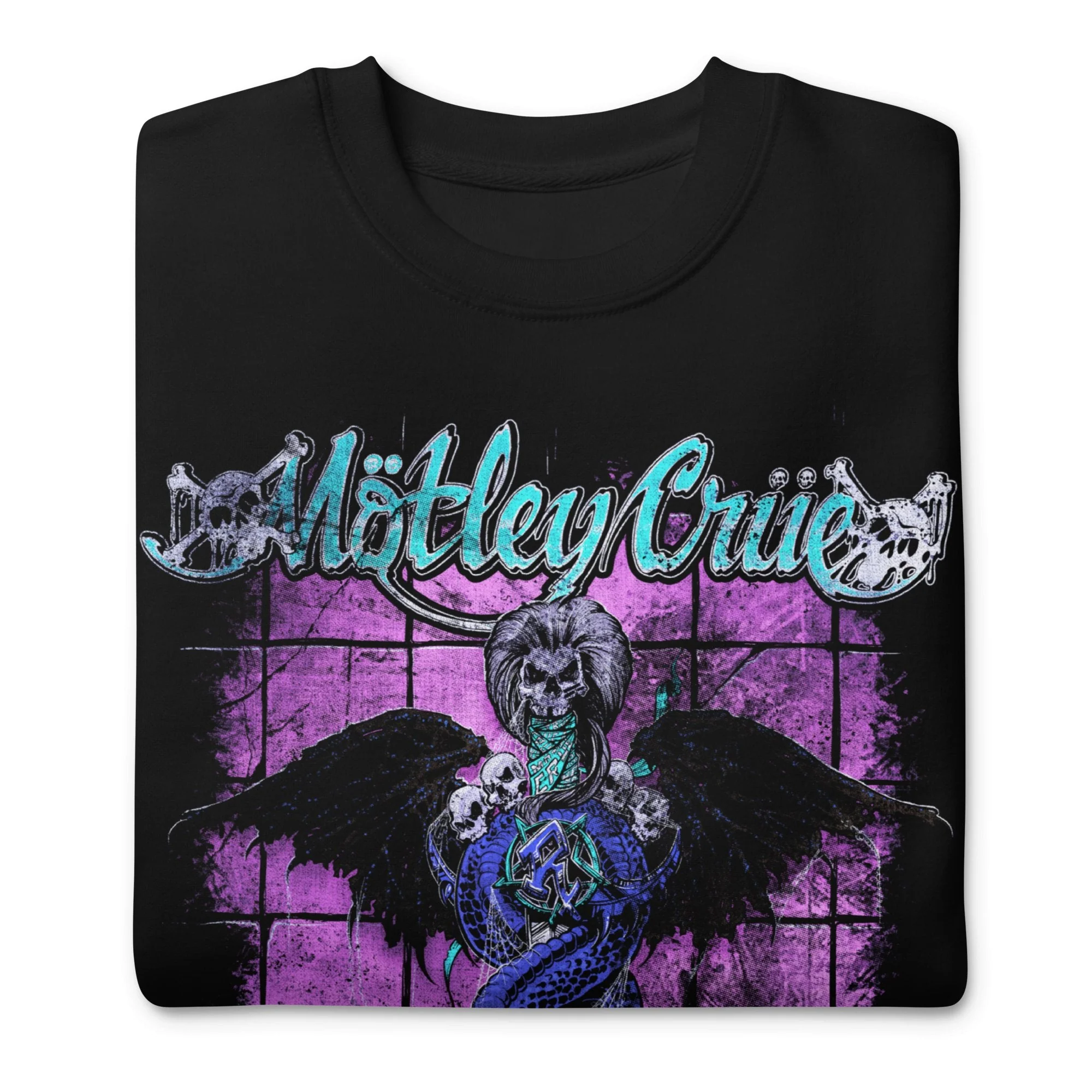 Motley Crue - Pop Dr. Feelgood Jumbo Print Sweatshirt - Image 3