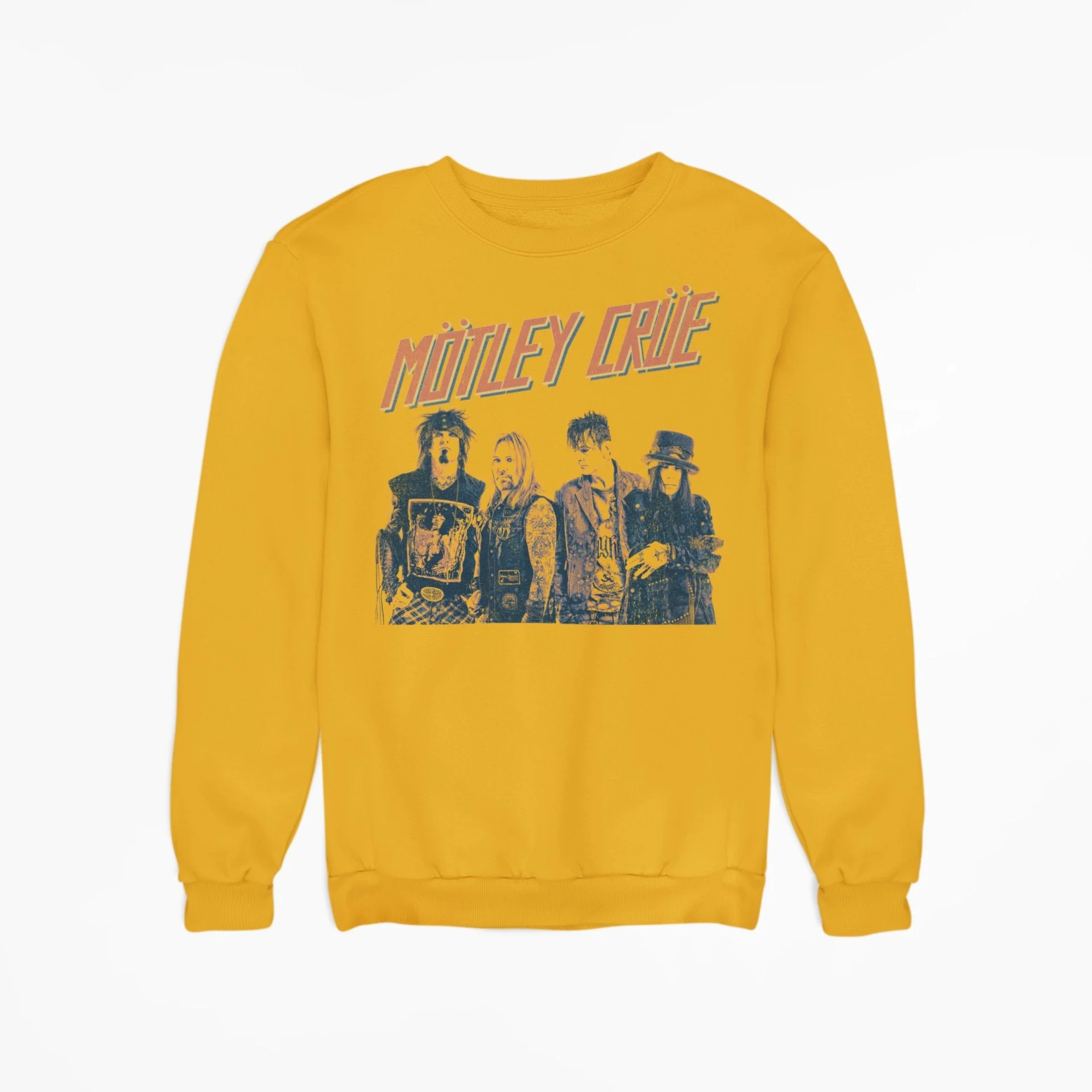 Motley Crue - Retro Boomin Jumbo Print Sweatshirt