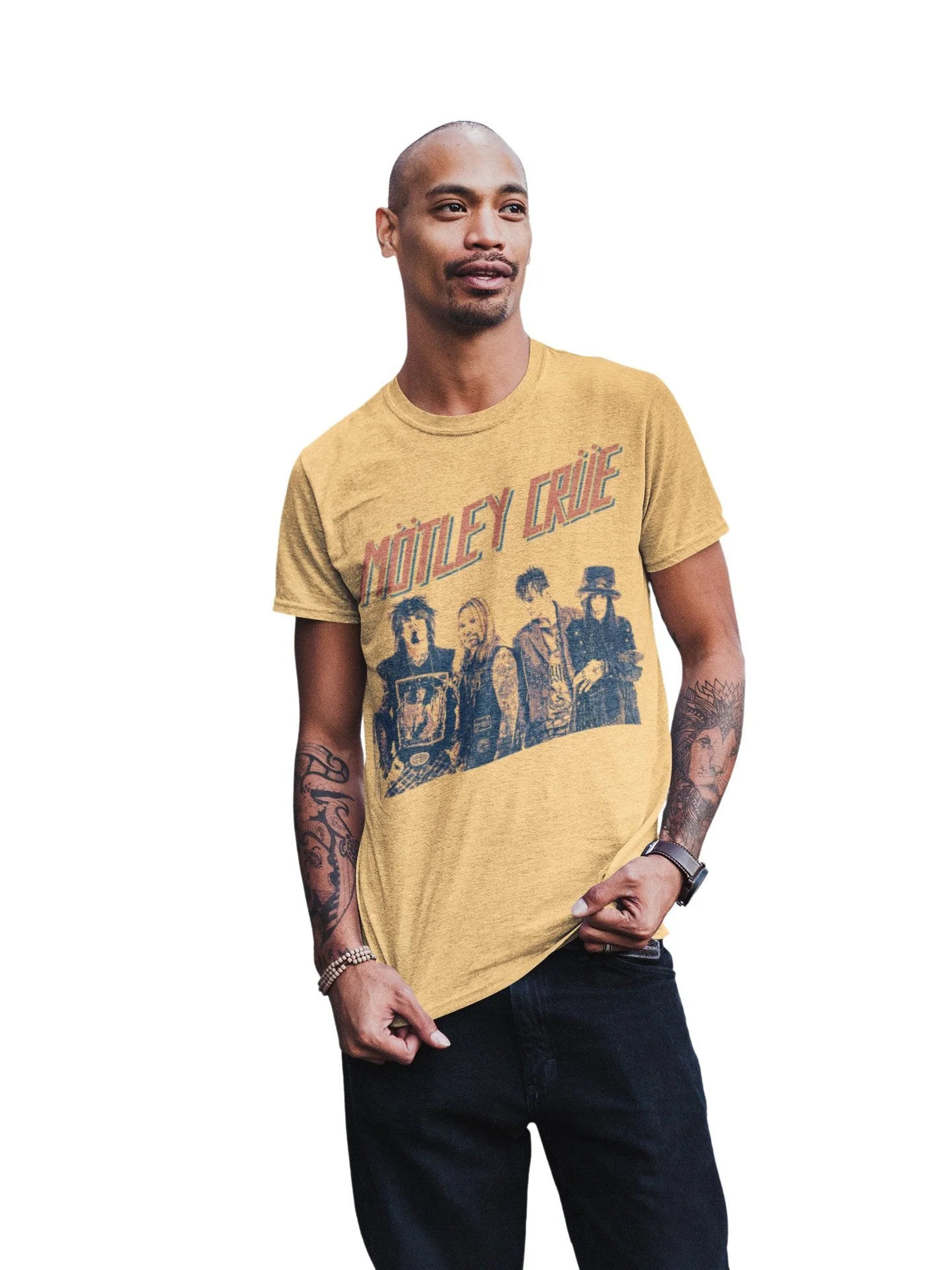 Motley Crue - Retro Boomin Jumbo Print T-Shirt - Image 2