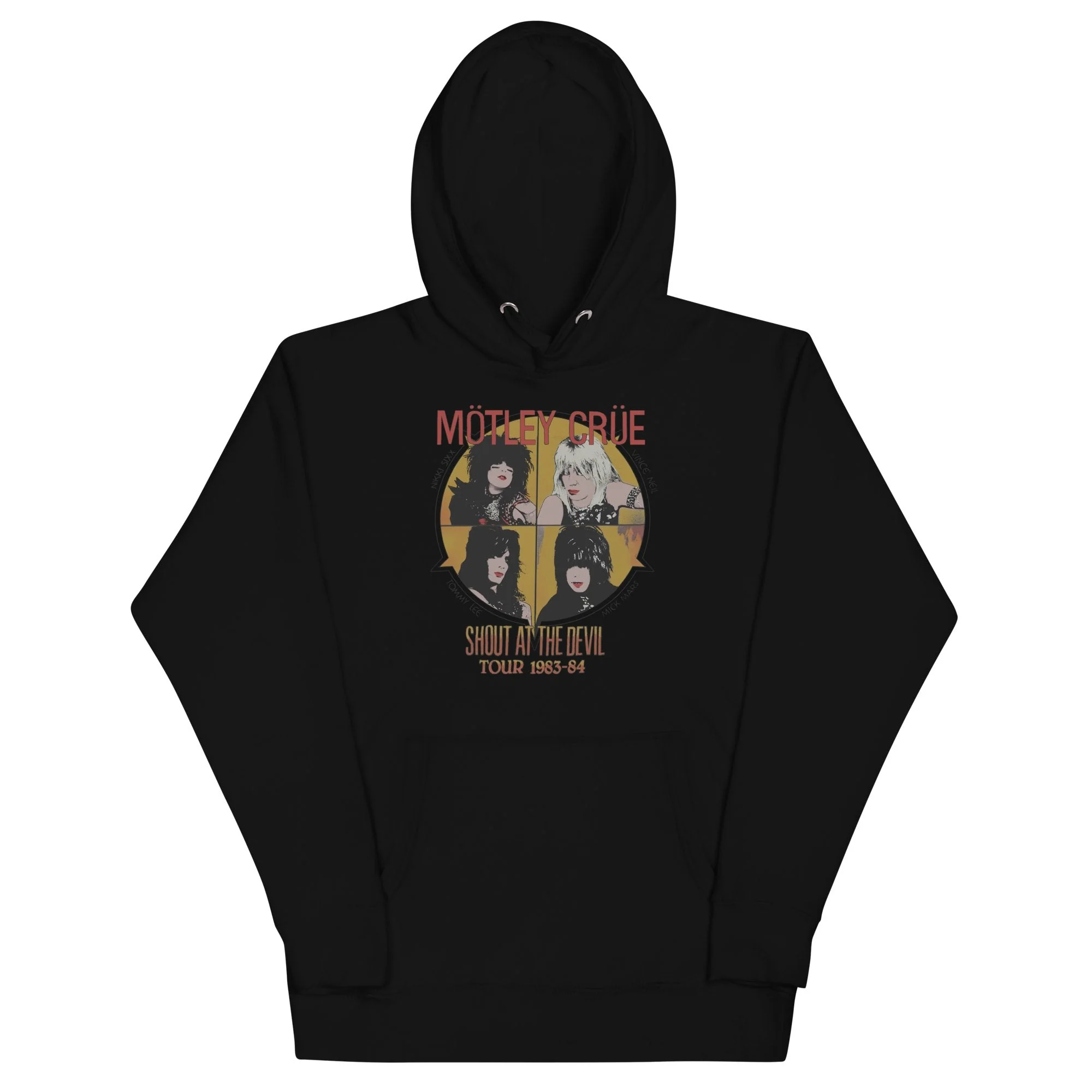 Motley Crue - Shout 83/84 Tour Classic Hoodie