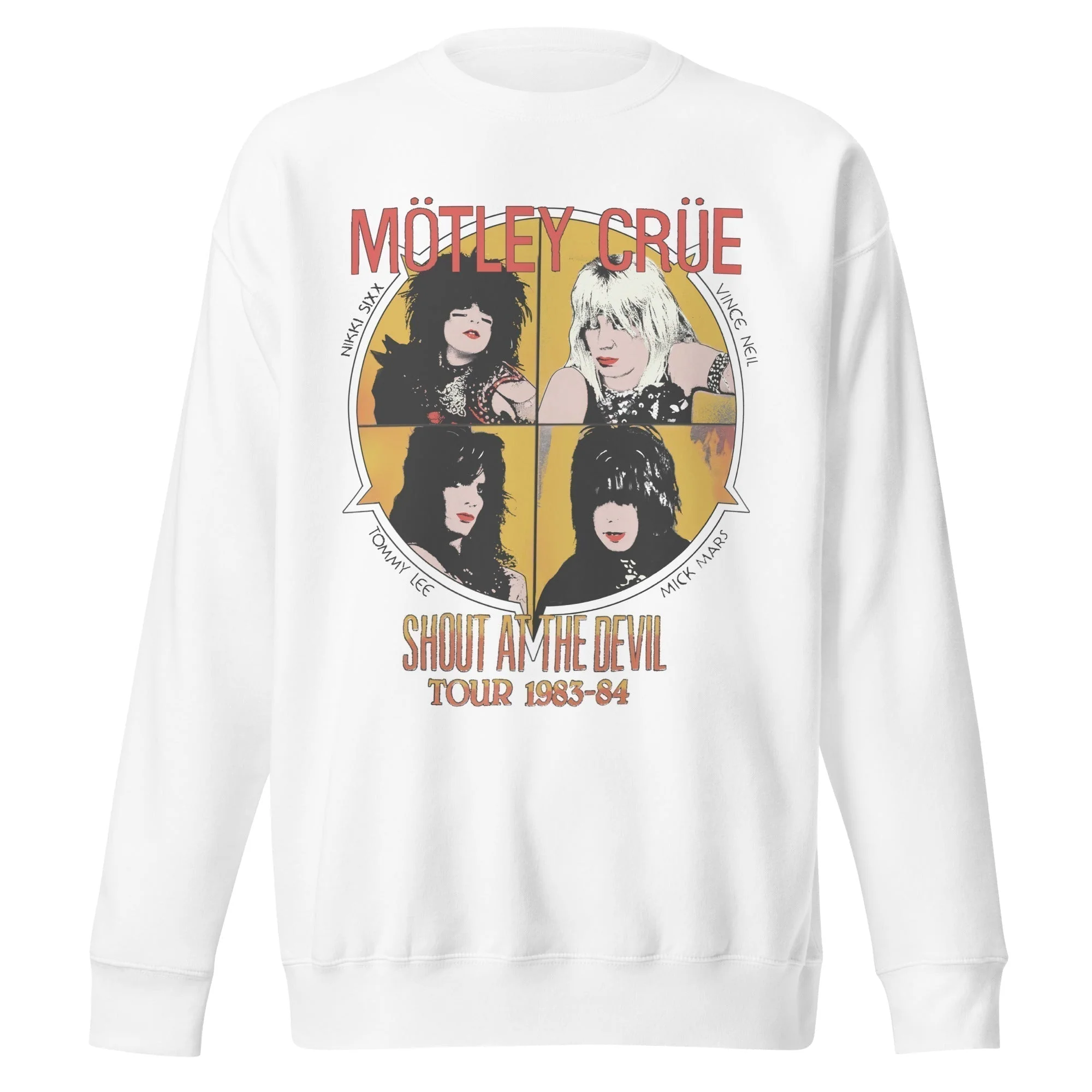 Motley Crue - Shout 83/84 Tour Jumbo Print Sweatshirt