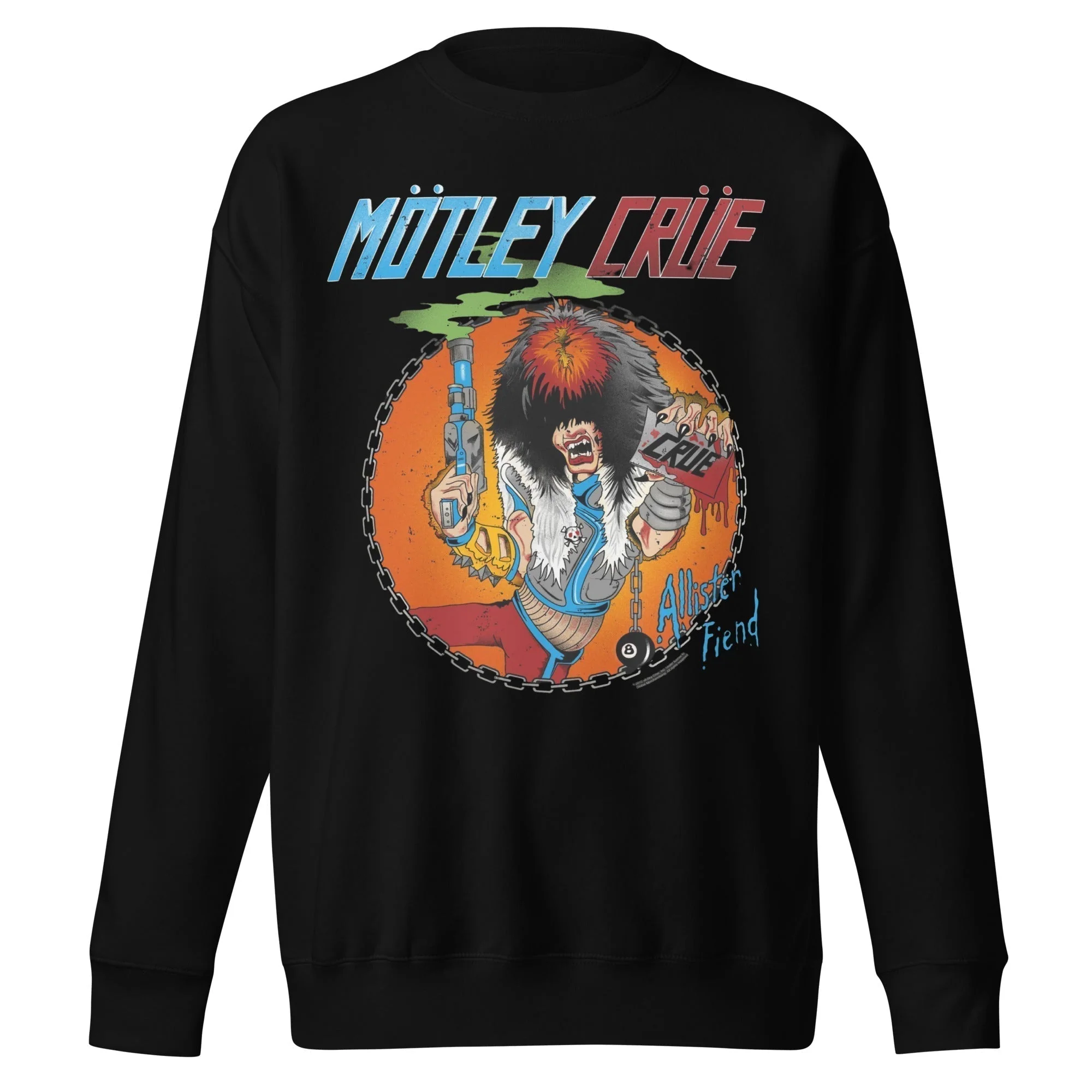 Motley Crue - Smoking Allister Jumbo Print Sweatshirt