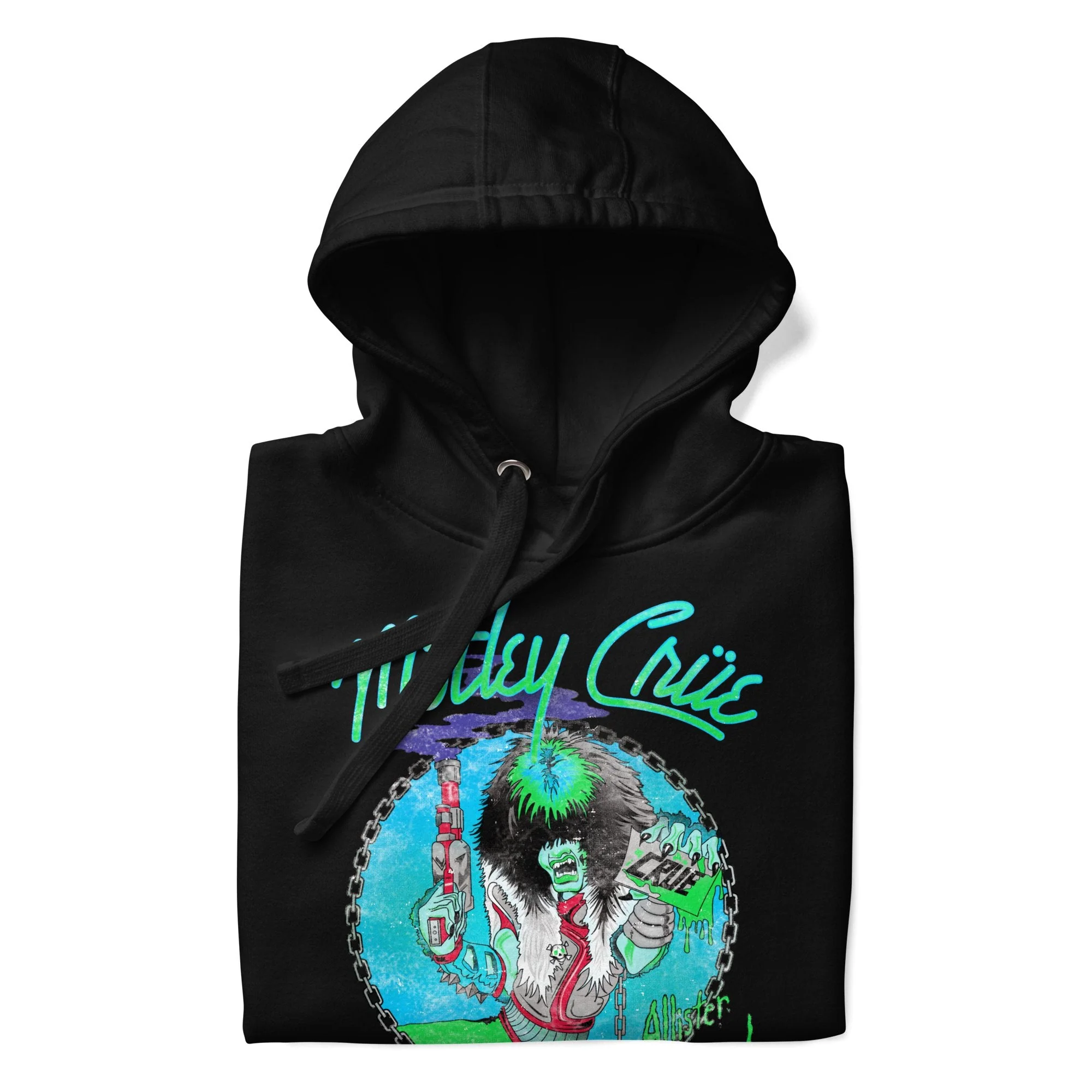 Motley Crue - Turquoise Allister Classic Hoodie - Image 2