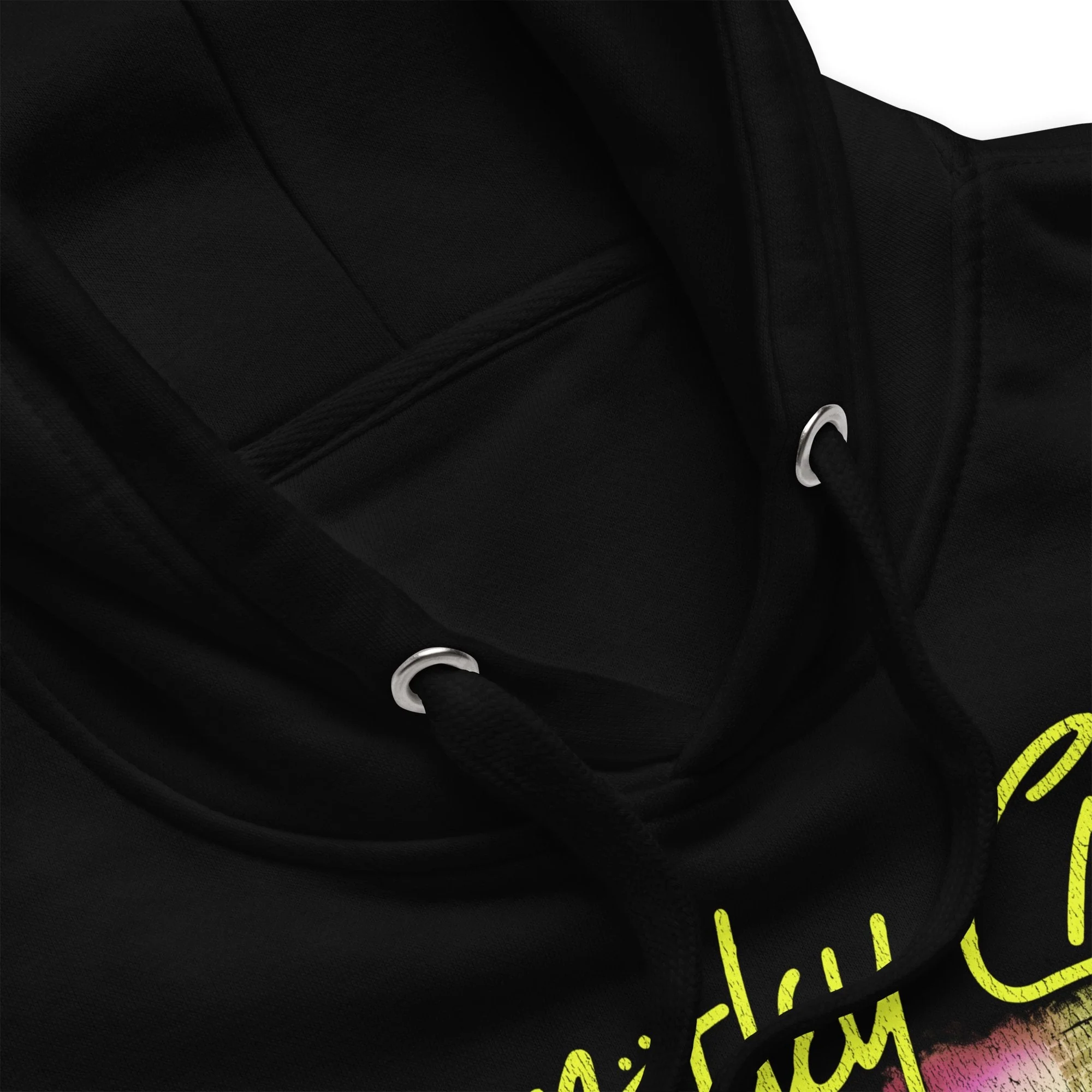 Motley Crue - Yellow Girls Classic Hoodie - Image 3