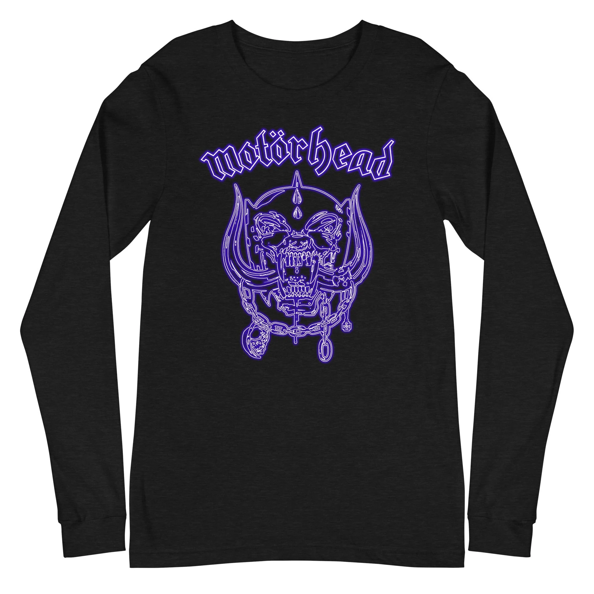 Motorhead - Neon Blue Warpig Long Sleeve T-Shirt