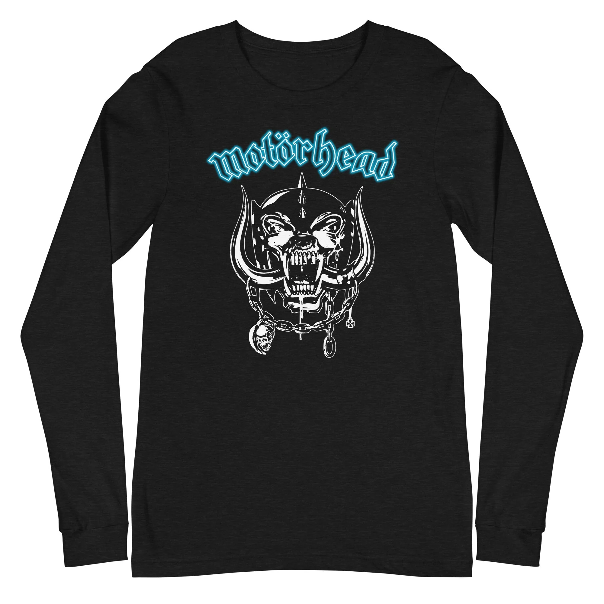 Motorhead - Teal Logo Long Sleeve T-Shirt