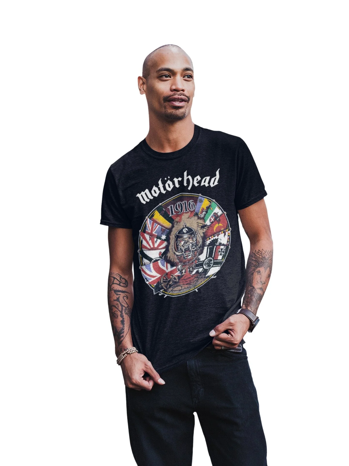 Motorhead - Vintage 1916 Jumbo Print T-Shirt - Image 2
