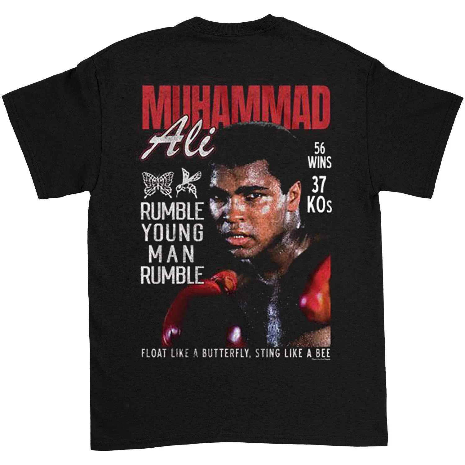 Muhammad Ali Rumble Young Man Front And Back T-shirt - Image 2