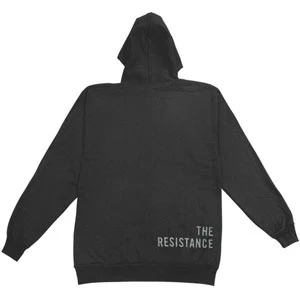 Overlay Zippered Hooded Sweatshirt - Image 2
