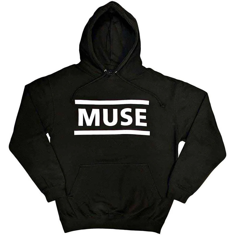 White Logo Hooded Sweatshirt