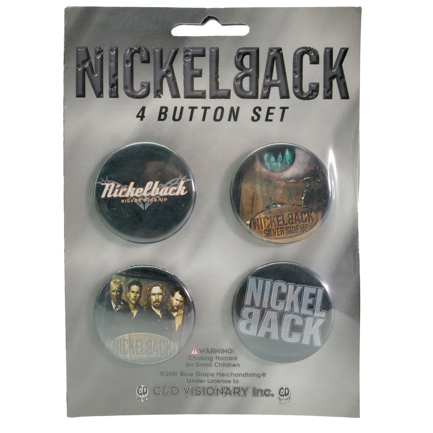 4 Piece Button Set Collector Items