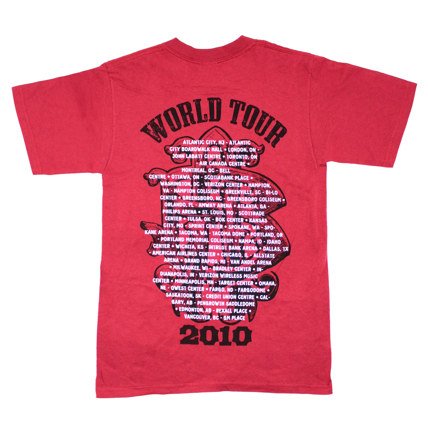 Established 1995 2010 Tour Tee T-shirt - Image 2