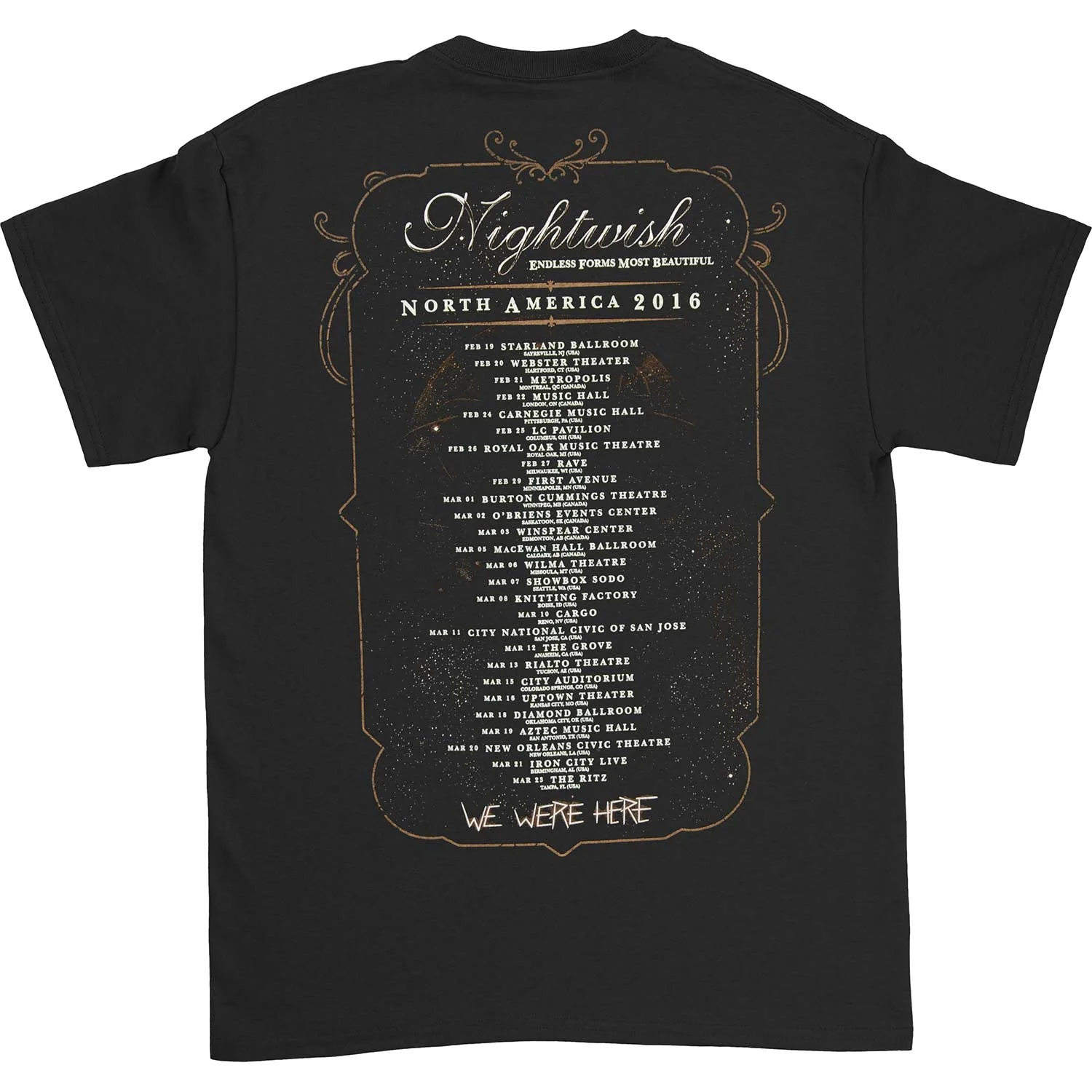 Endless Forms North America 2016 T-shirt - Image 2