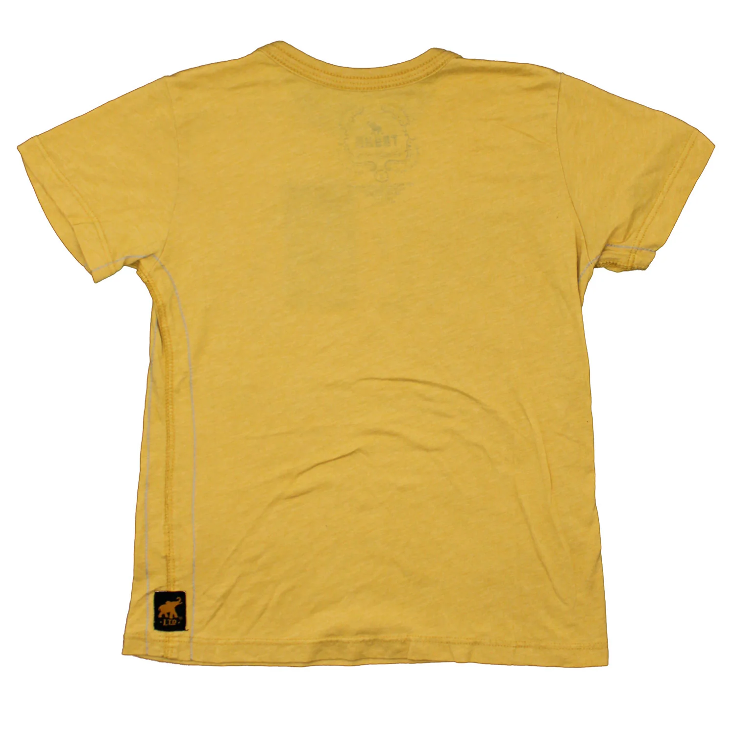 Nevermind Trunk LTD Faded Yellow Youth Tee Childrens T-shirt - Image 2