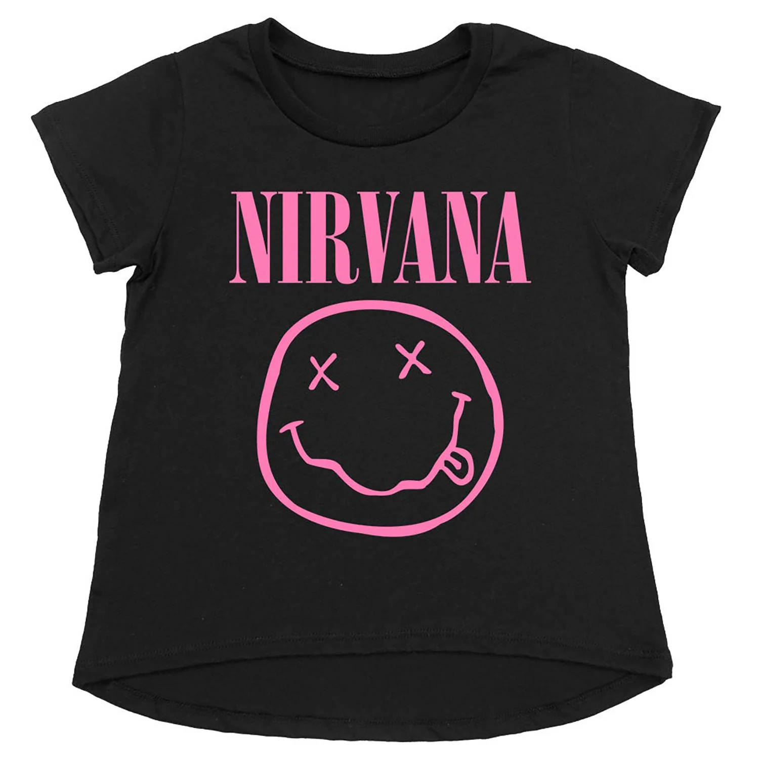 Pink Toddler Smiley Childrens T-shirt