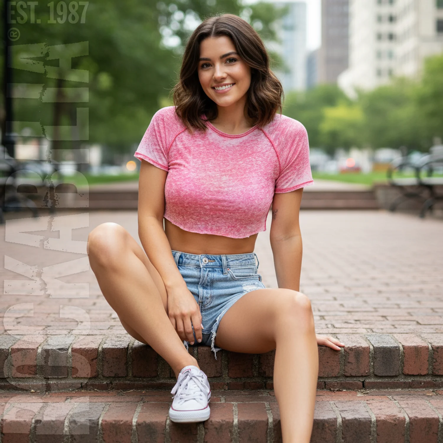 Heather Red by TRUNK LTD Junior Top - Image 3