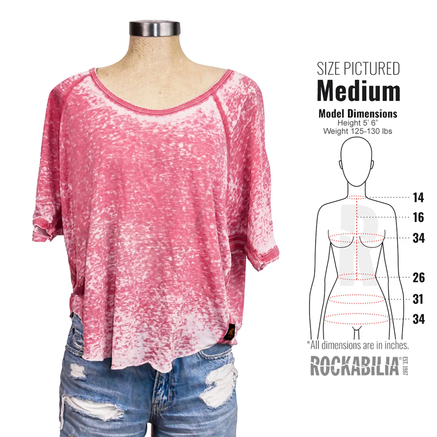 Heather Red by TRUNK LTD Junior Top - Image 4