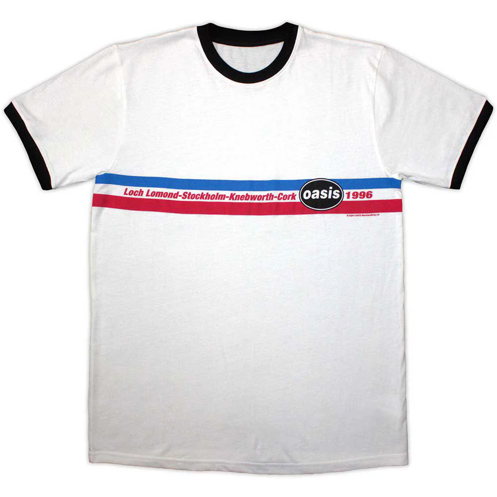 1996 Tour Horizontal Stripes T-shirt