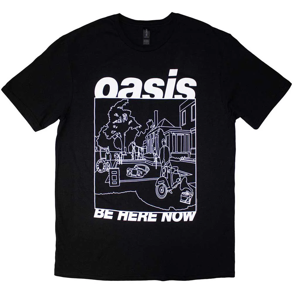 Be Here Now Line Drawing T-shirt