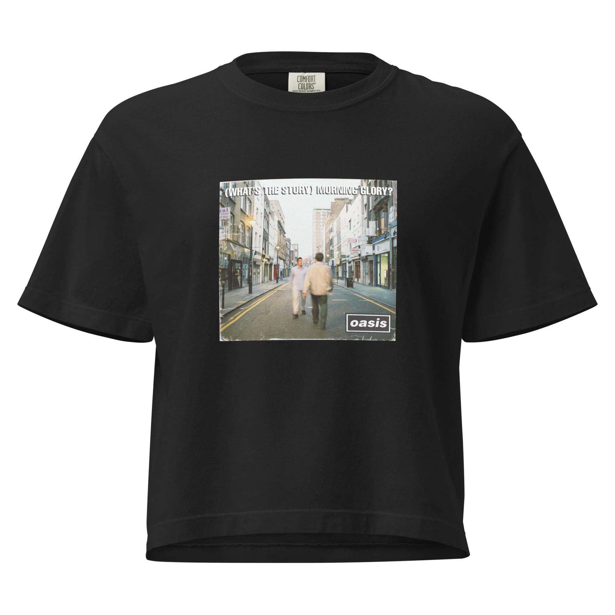 Oasis - Whats the Story Morning Glory Mineral Wash Womens Crop Top - Image 2